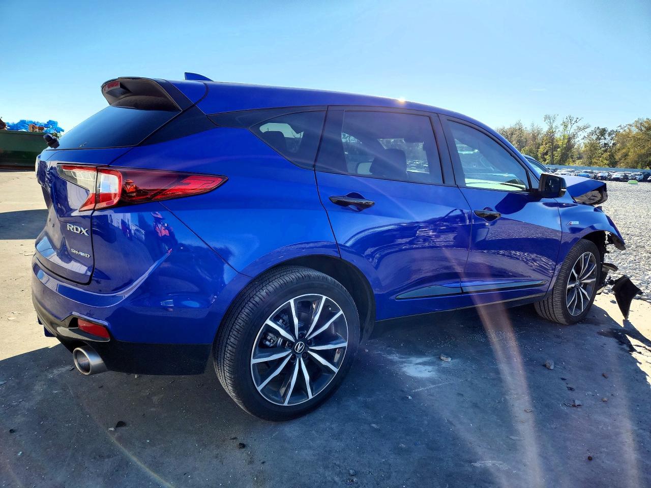 2025 Acura Rdx A-spec Advance Синий vin: 5J8TC2H83SL000359