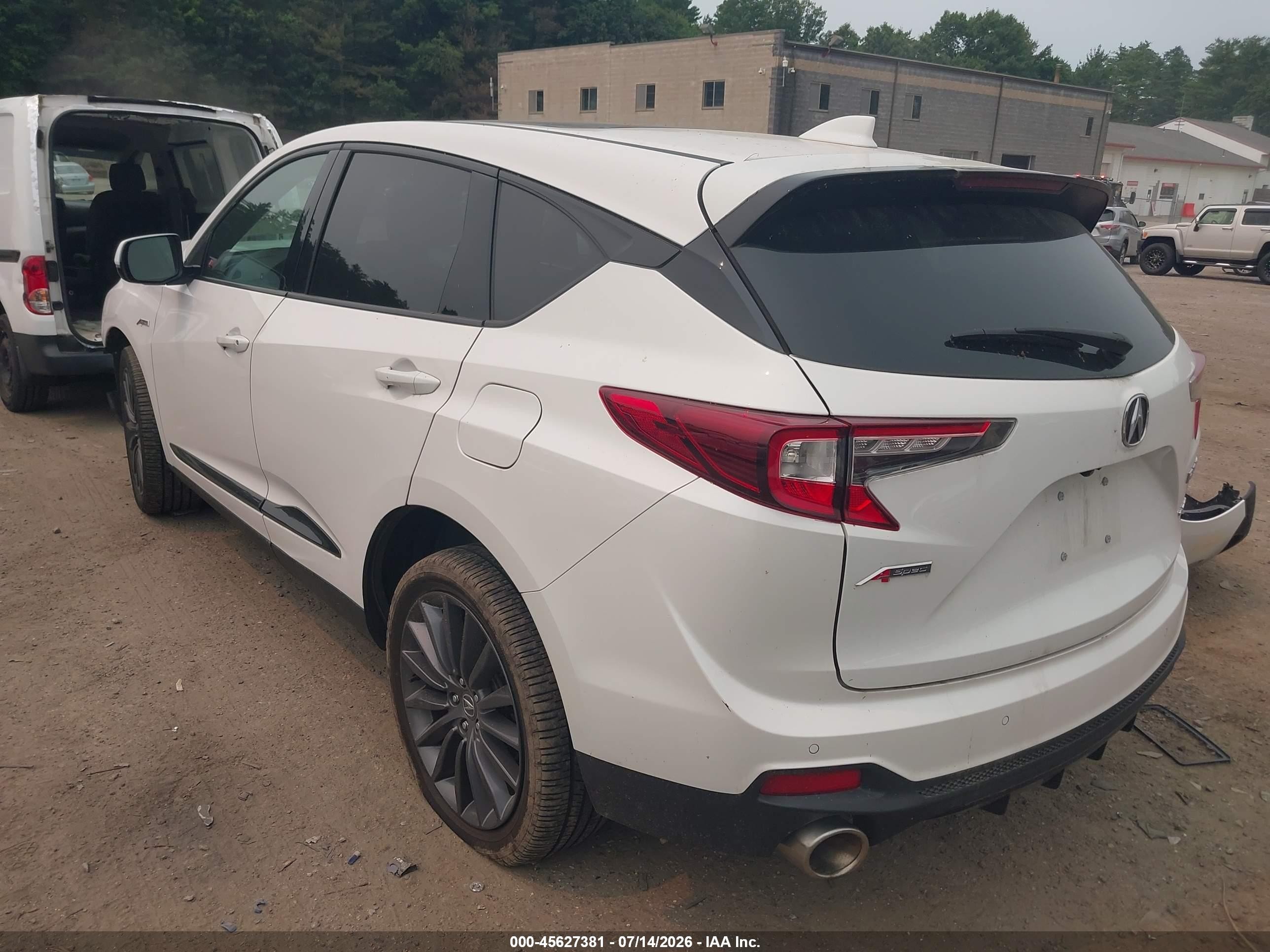 2024 Acura Rdx A-spec Advance Package White vin: 5J8TC2H88RL003588