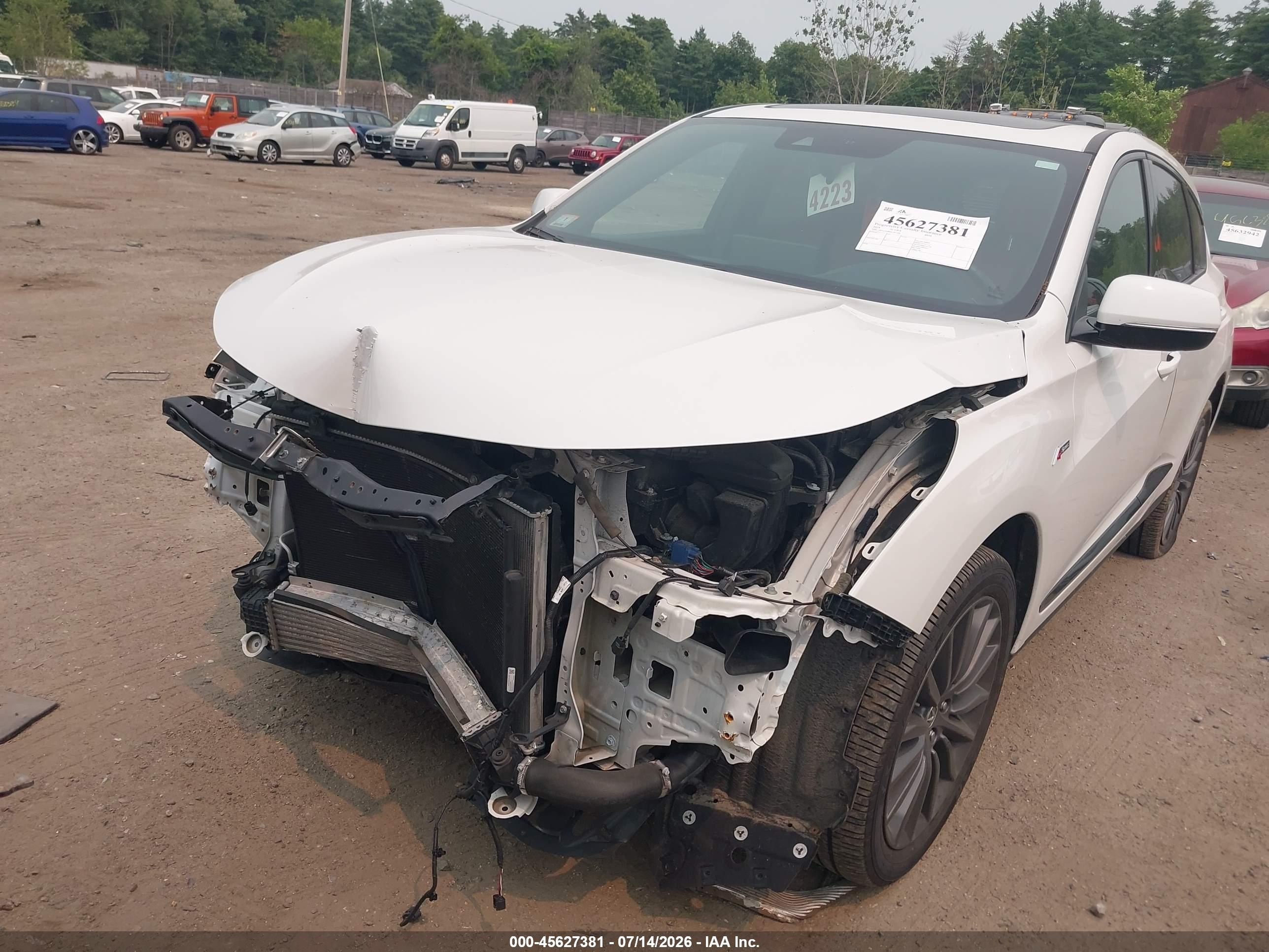 2024 Acura Rdx A-spec Advance Package White vin: 5J8TC2H88RL003588