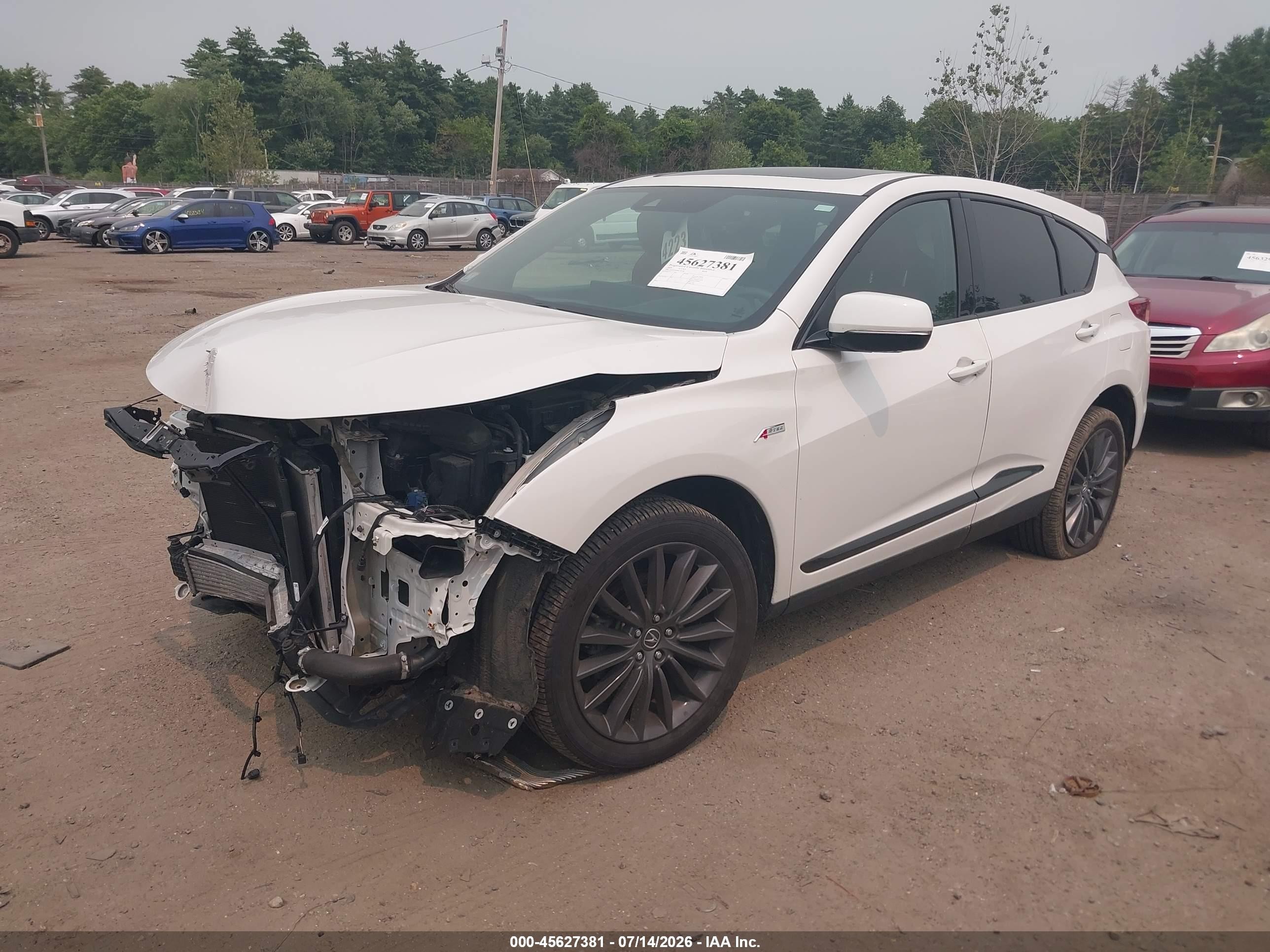 2024 Acura Rdx A-spec Advance Package White vin: 5J8TC2H88RL003588