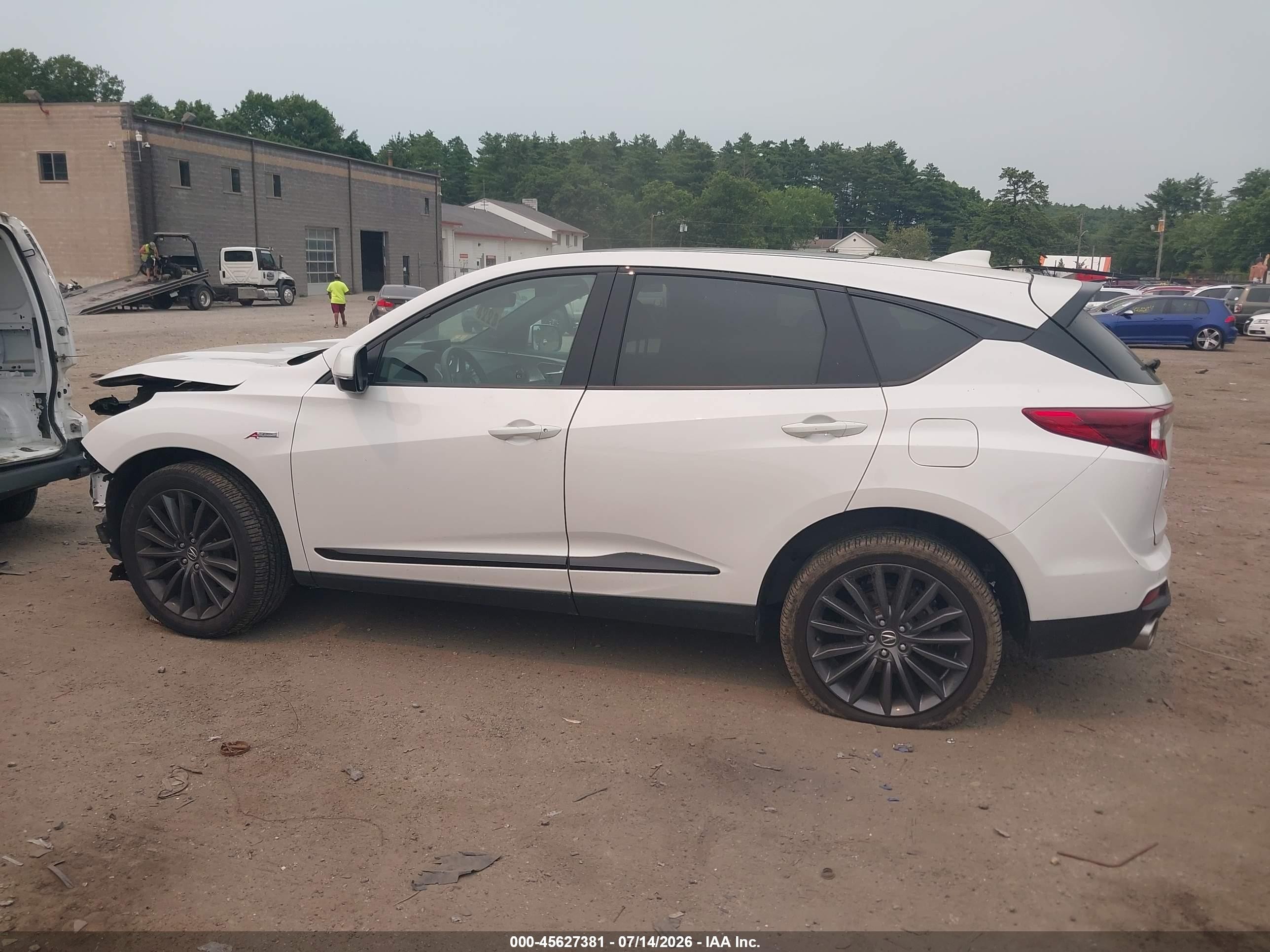 2024 Acura Rdx A-spec Advance Package White vin: 5J8TC2H88RL003588