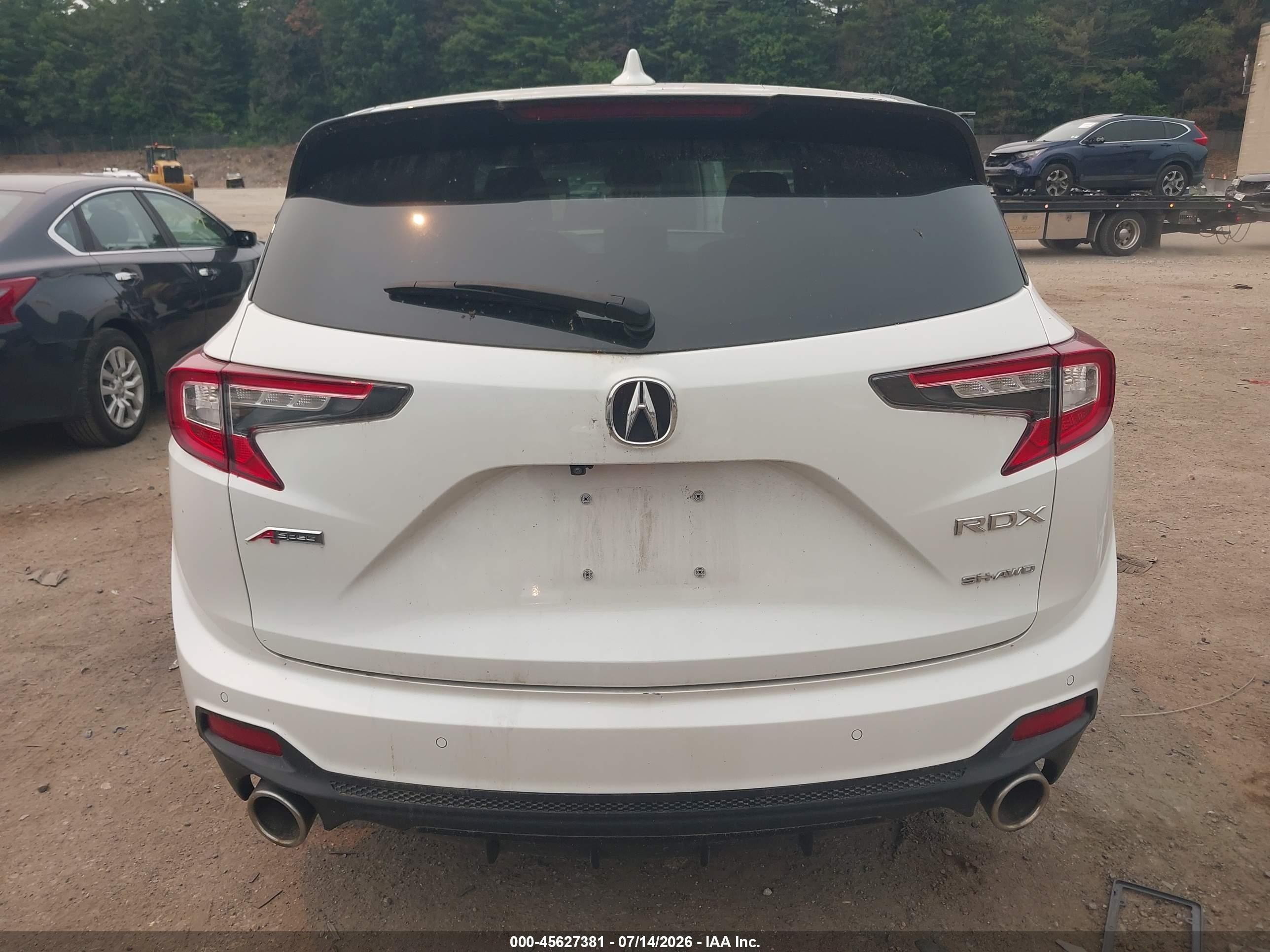 2024 Acura Rdx A-spec Advance Package White vin: 5J8TC2H88RL003588