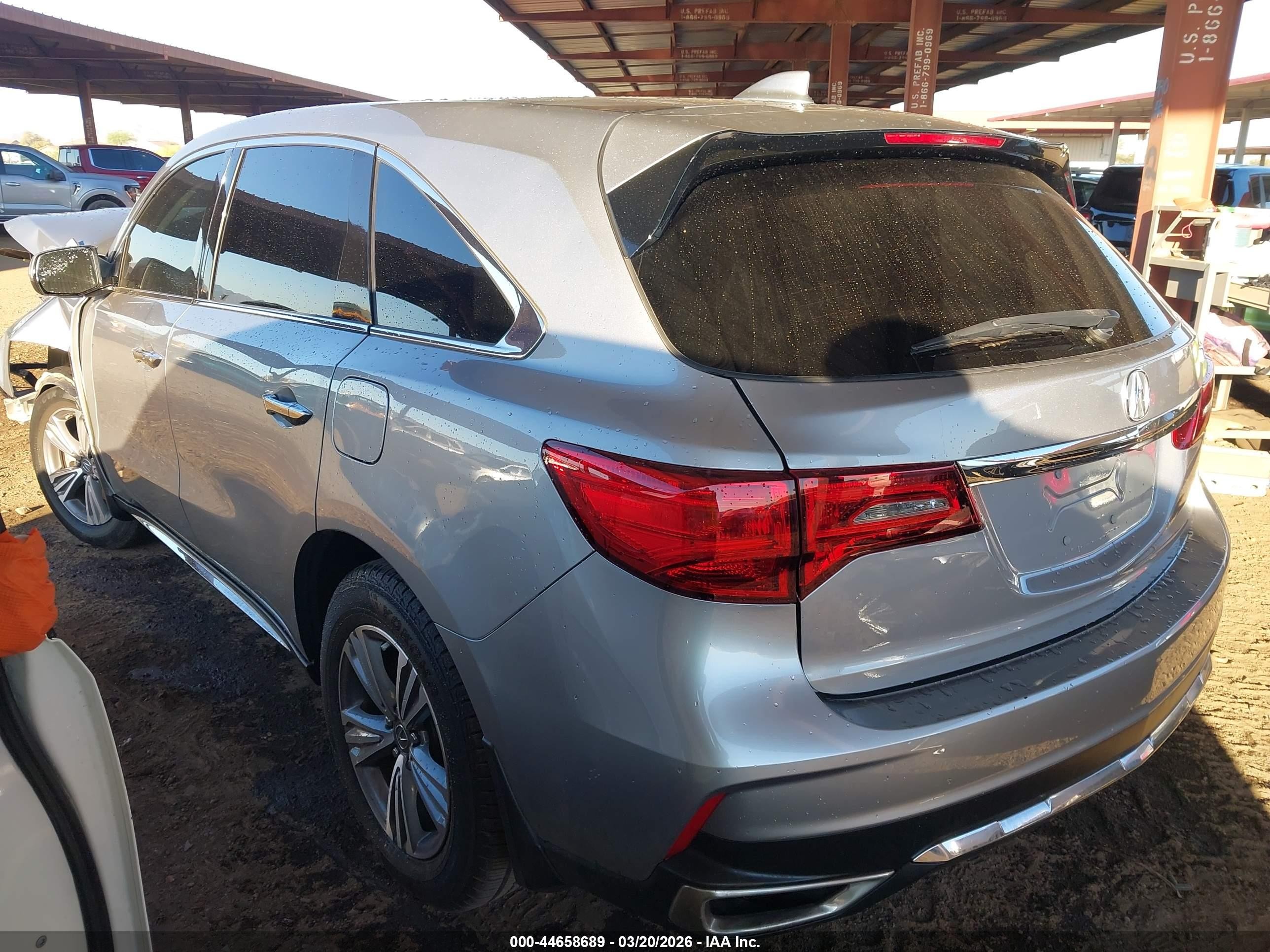 2019 Acura Mdx Standard Silver vin: 5J8YD3H34KL008306