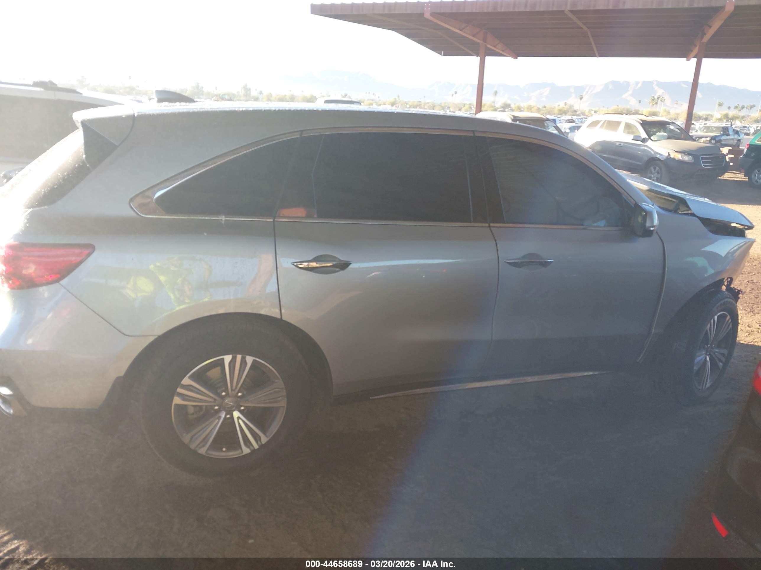 2019 Acura Mdx Standard Silver vin: 5J8YD3H34KL008306