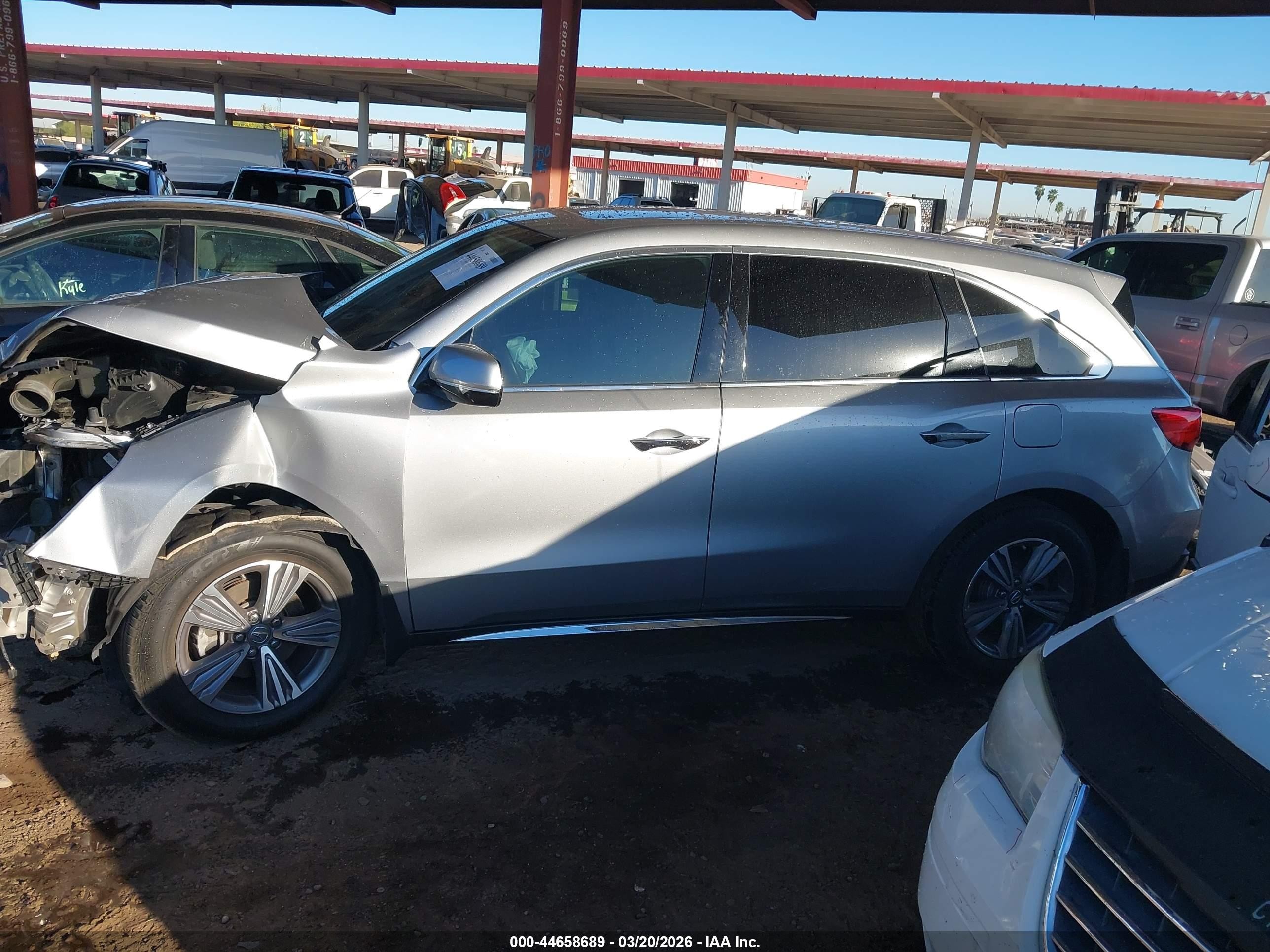 2019 Acura Mdx Standard Silver vin: 5J8YD3H34KL008306