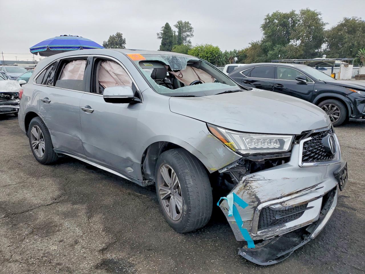 2020 Acura Mdx Silver vin: 5J8YD3H37LL009239