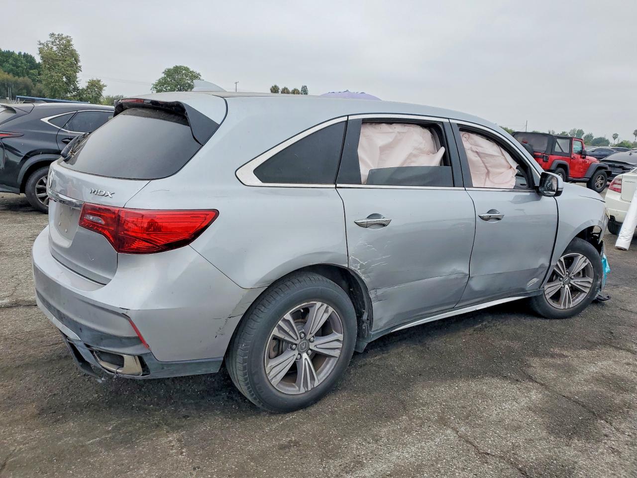 2020 Acura Mdx Silver vin: 5J8YD3H37LL009239