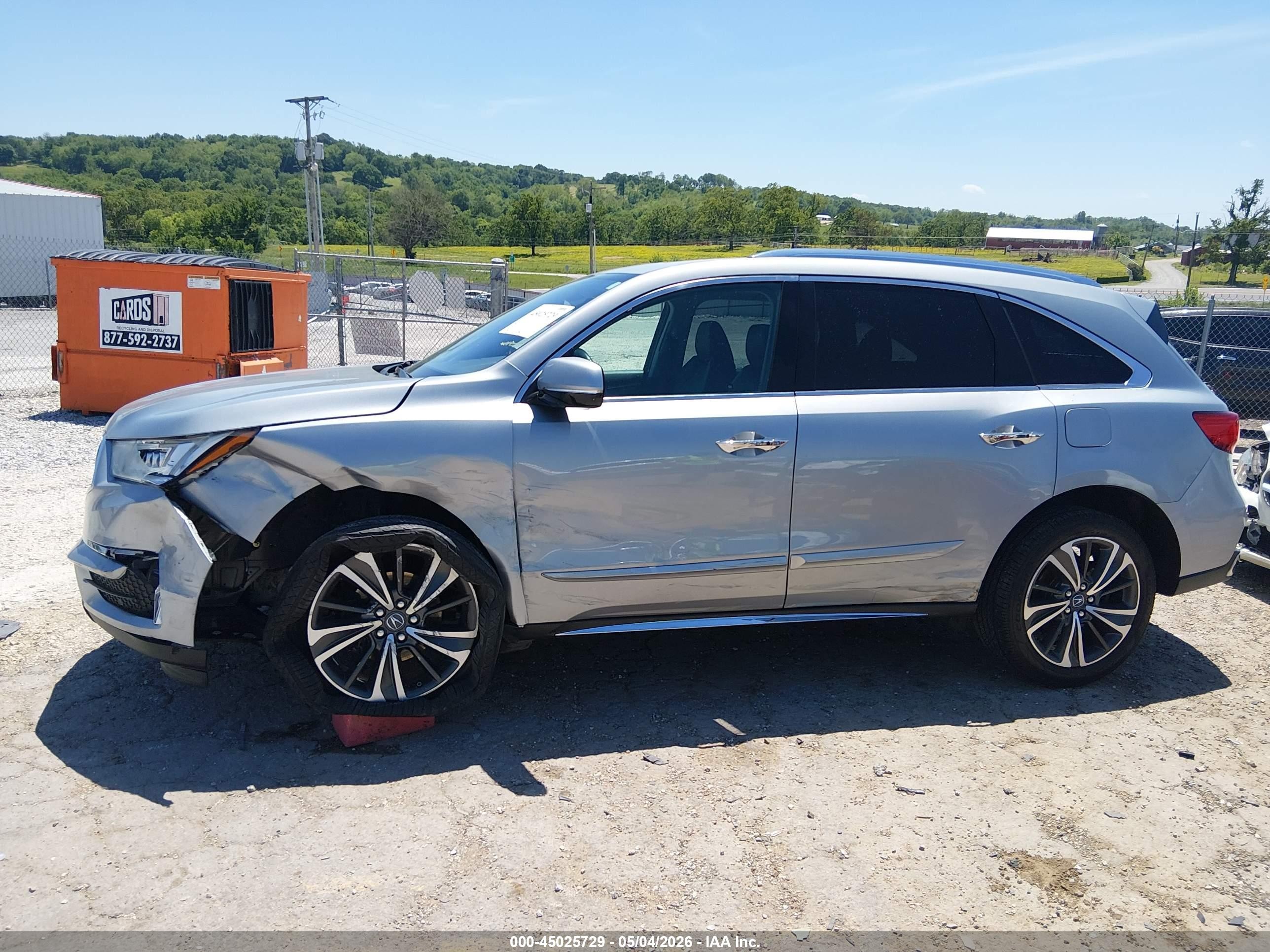 2020 Acura Mdx Technology Package Silver vin: 5J8YD3H53LL000152