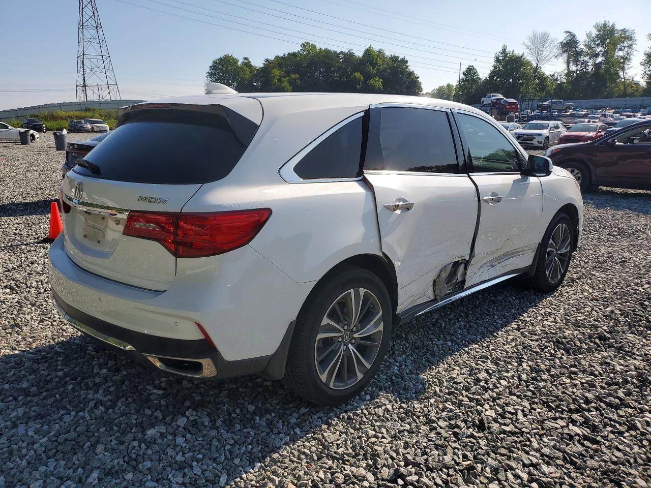 2020 Acura Mdx Technology White vin: 5J8YD3H56LL001943