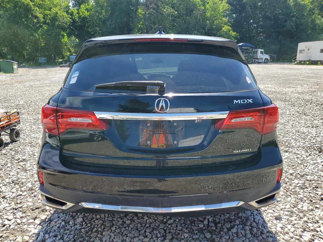 2020 Acura Mdx Black vin: 5J8YD4H33LL047220