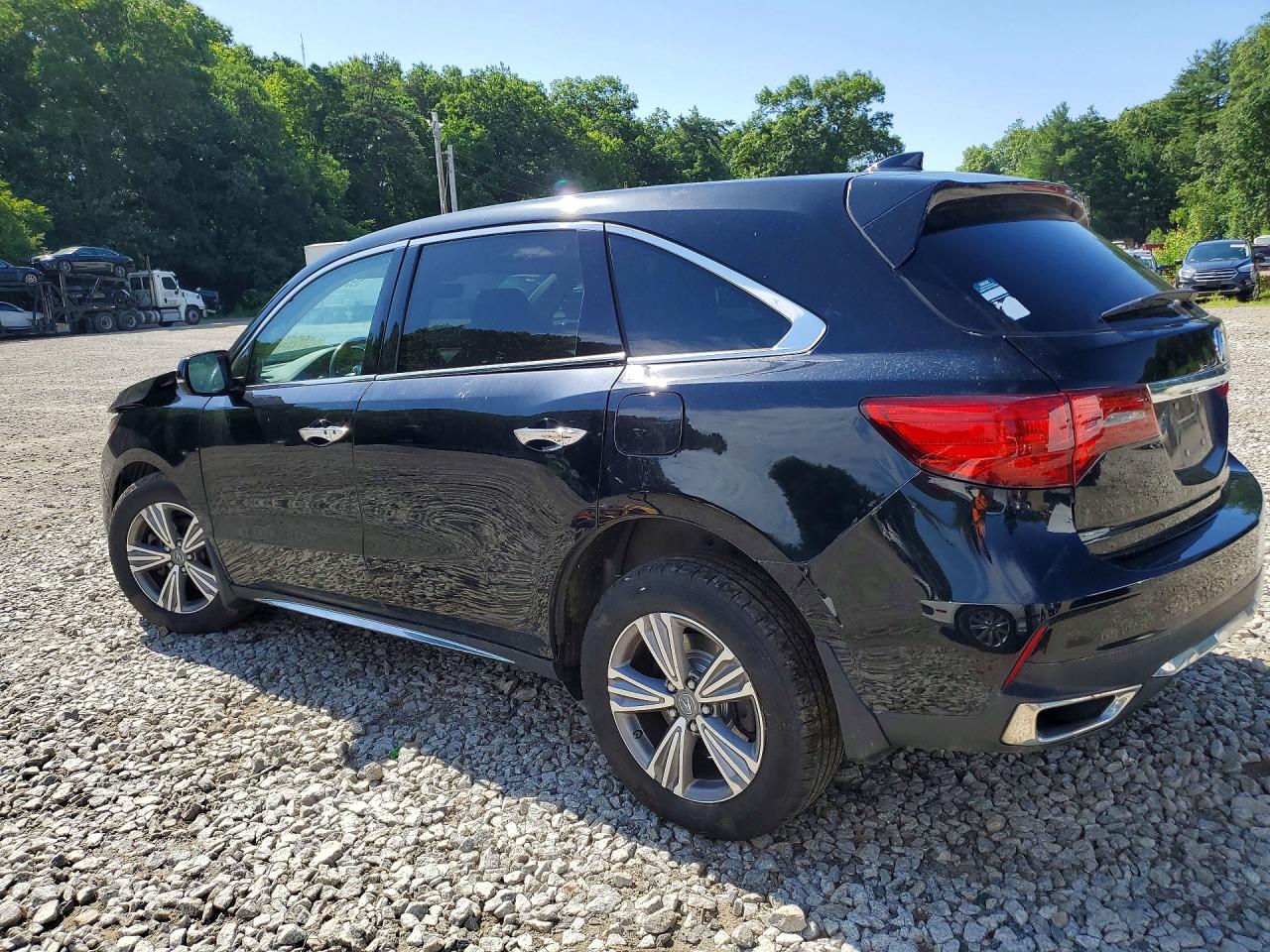 2020 Acura Mdx Black vin: 5J8YD4H33LL047220