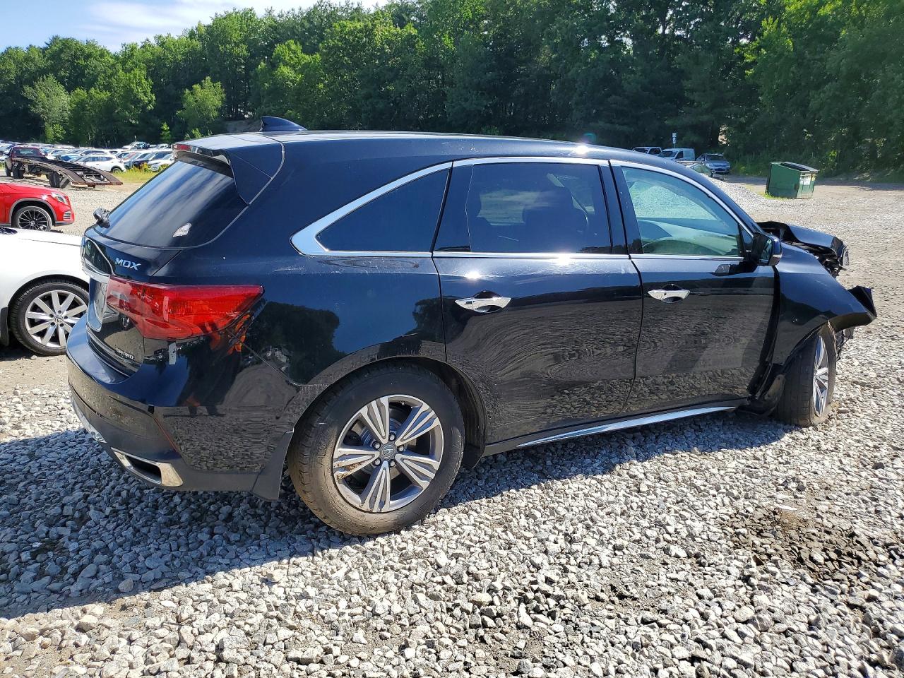 2020 Acura Mdx Black vin: 5J8YD4H33LL047220
