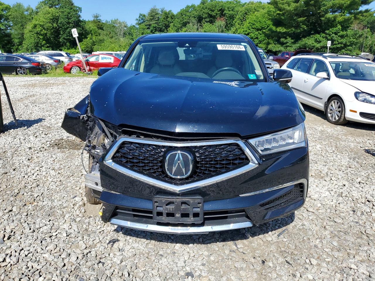 2020 Acura Mdx Black vin: 5J8YD4H33LL047220