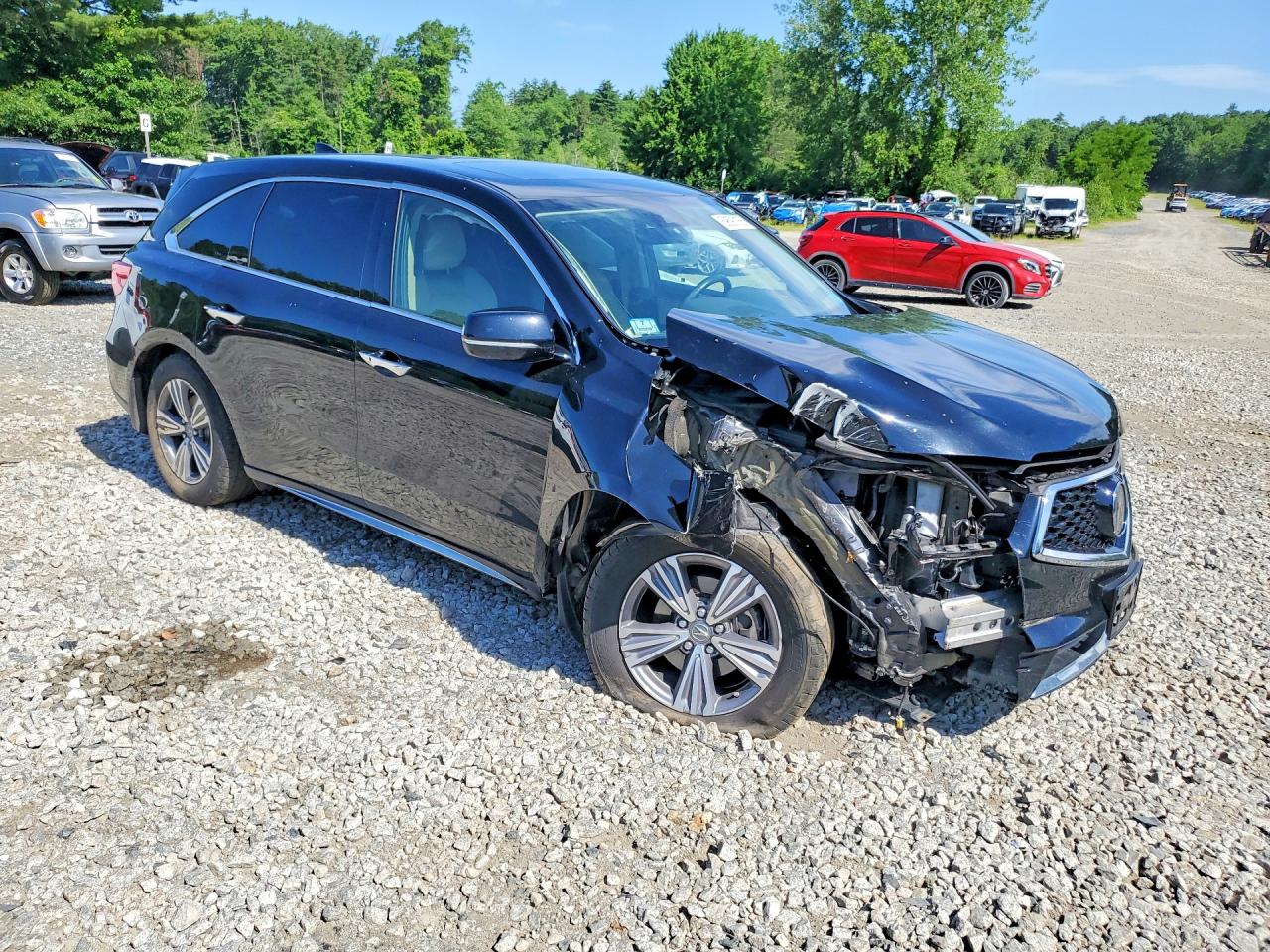 2020 Acura Mdx Black vin: 5J8YD4H33LL047220