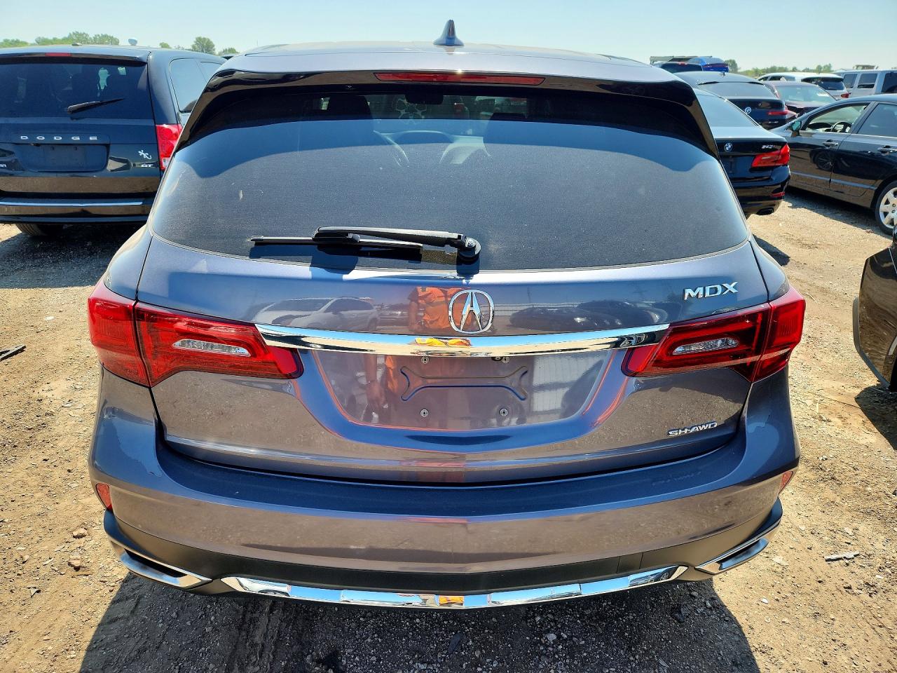 2018 Acura Mdx Gray vin: 5J8YD4H34JL007306