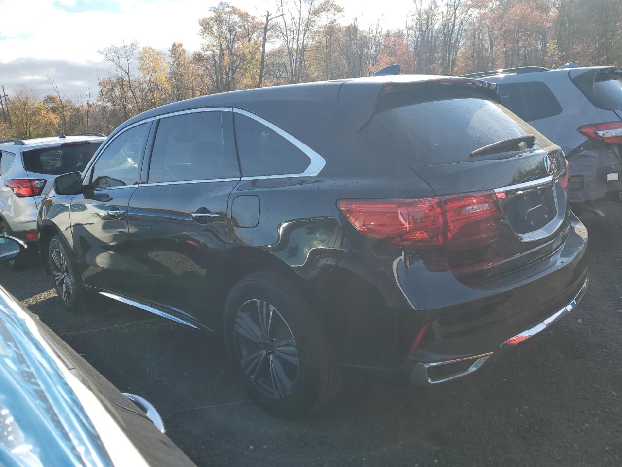 2018 Acura Mdx Черный vin: 5J8YD4H37JL015495