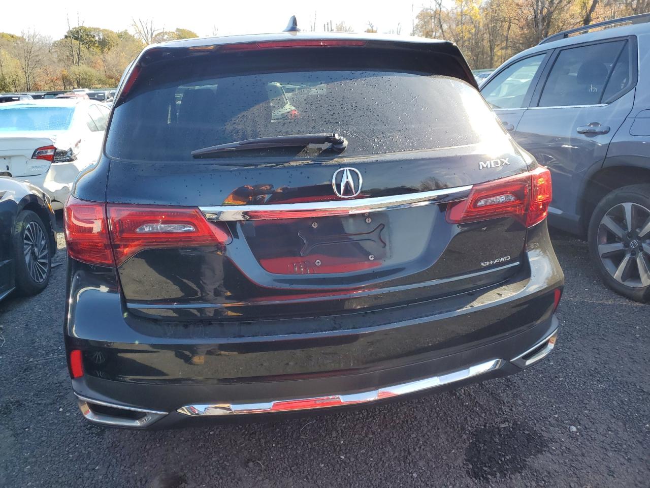 2018 Acura Mdx Черный vin: 5J8YD4H37JL015495