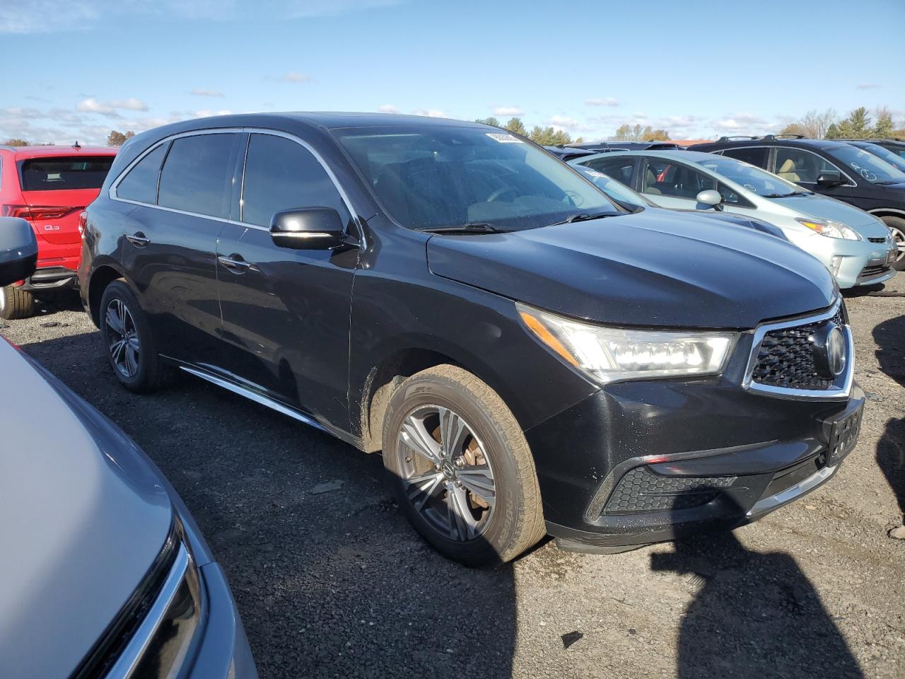 2018 Acura Mdx Черный vin: 5J8YD4H37JL015495