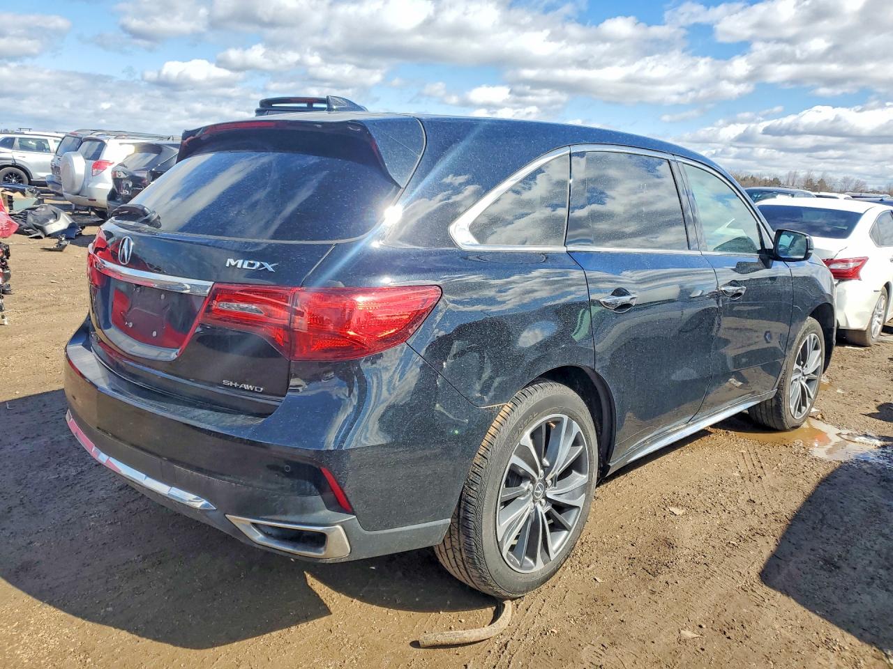2020 Acura Mdx Technology Black vin: 5J8YD4H50LL033373