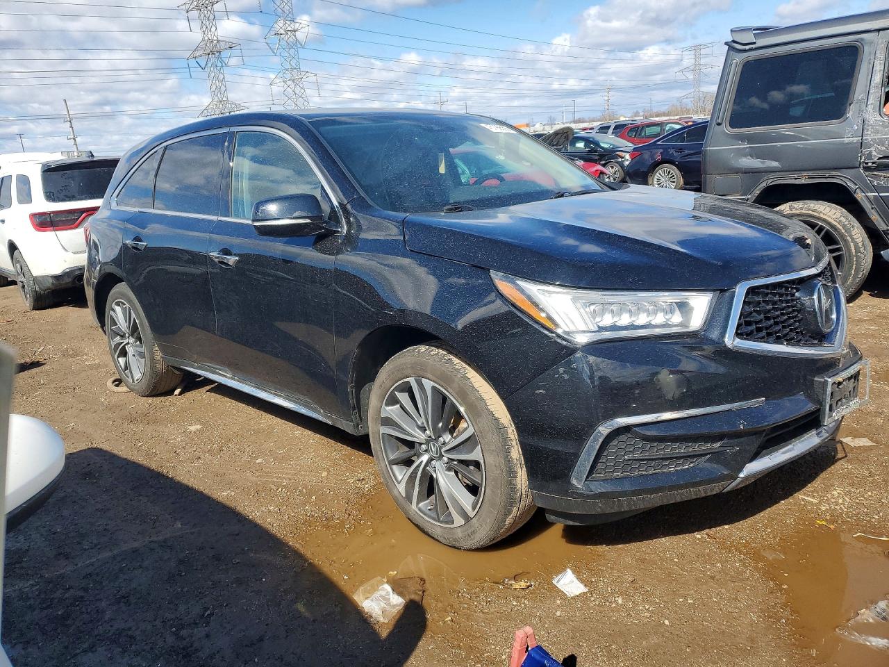 2020 Acura Mdx Technology Black vin: 5J8YD4H50LL033373
