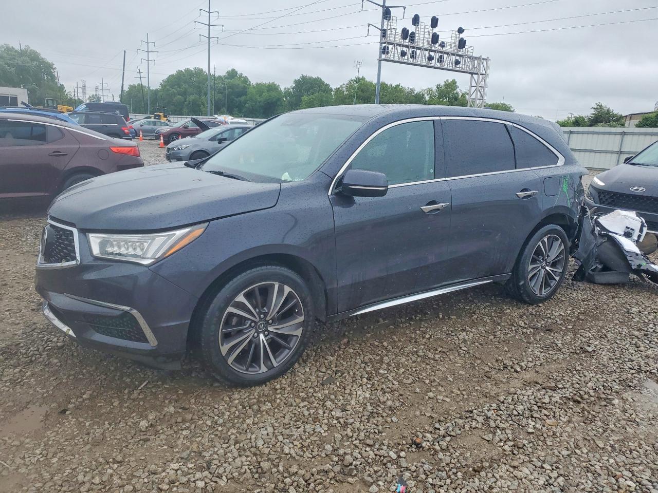 2020 Acura Mdx Technology Charcoal vin: 5J8YD4H51LL001676
