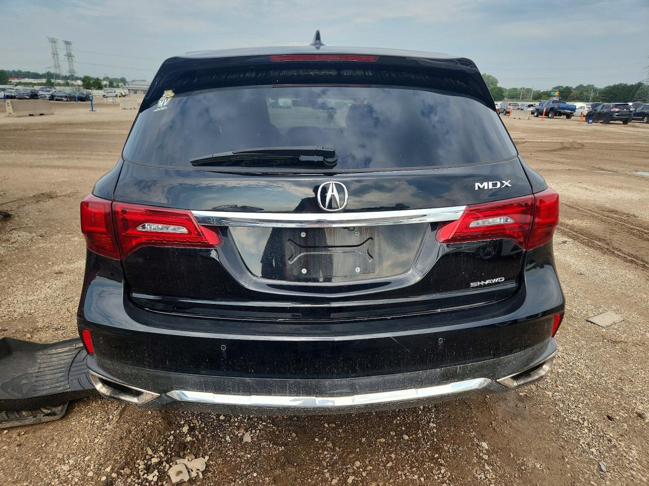 2020 Acura Mdx Technology Black vin: 5J8YD4H51LL038534