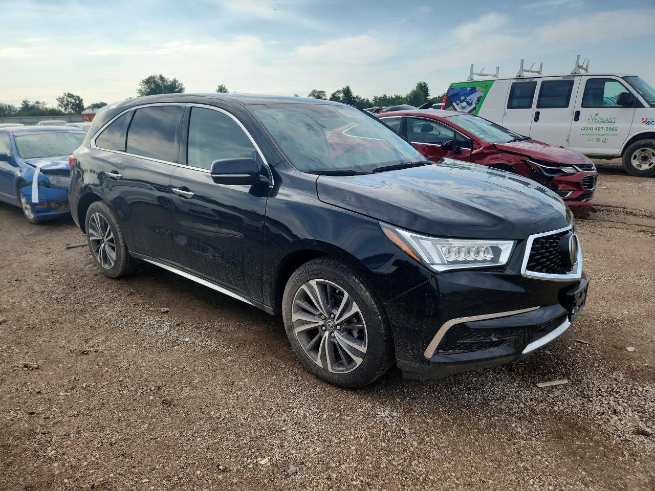 2020 Acura Mdx Technology Black vin: 5J8YD4H51LL038534