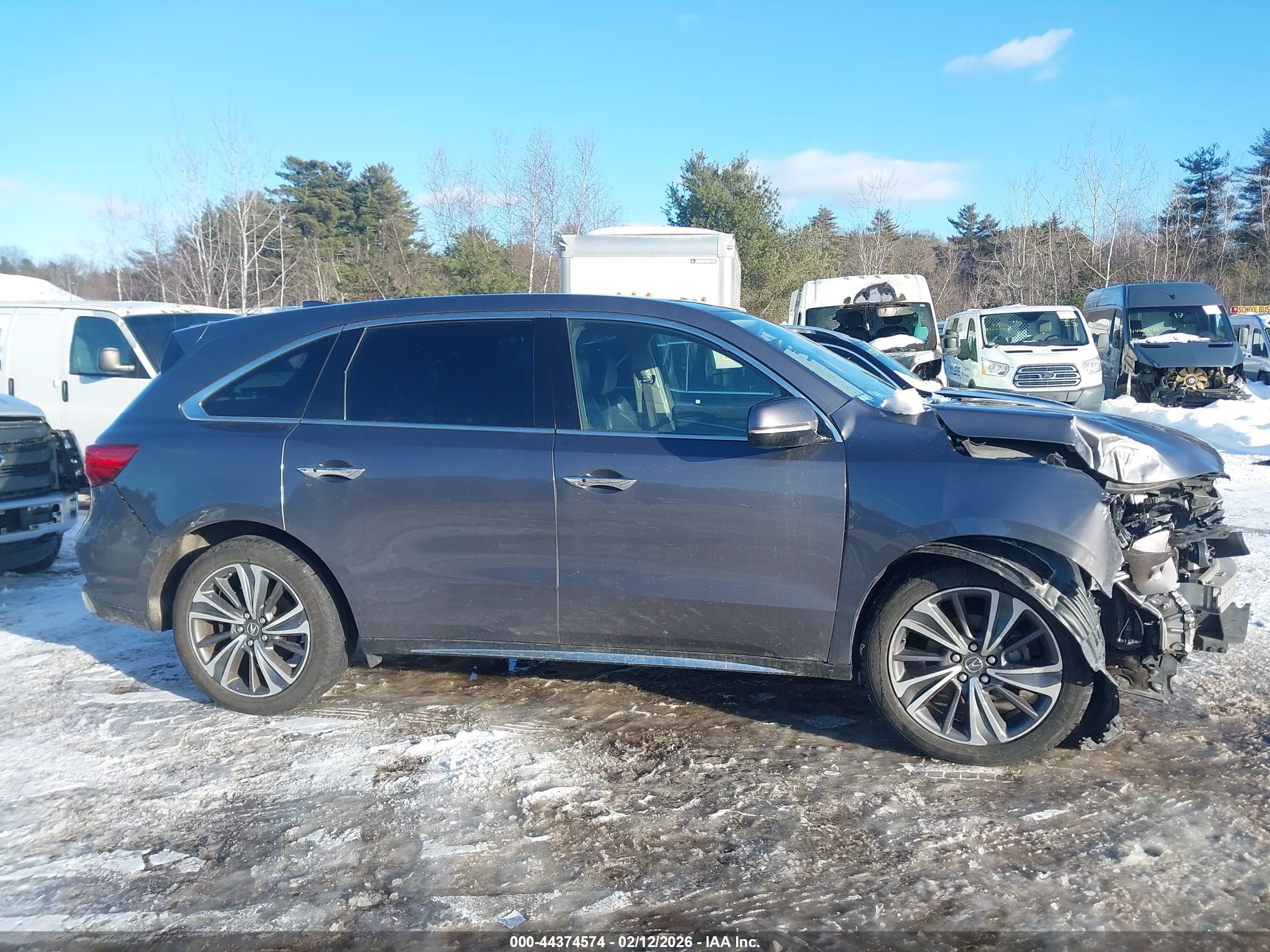 2019 Acura Mdx Tech Pkg Gray vin: 5J8YD4H55KL016552