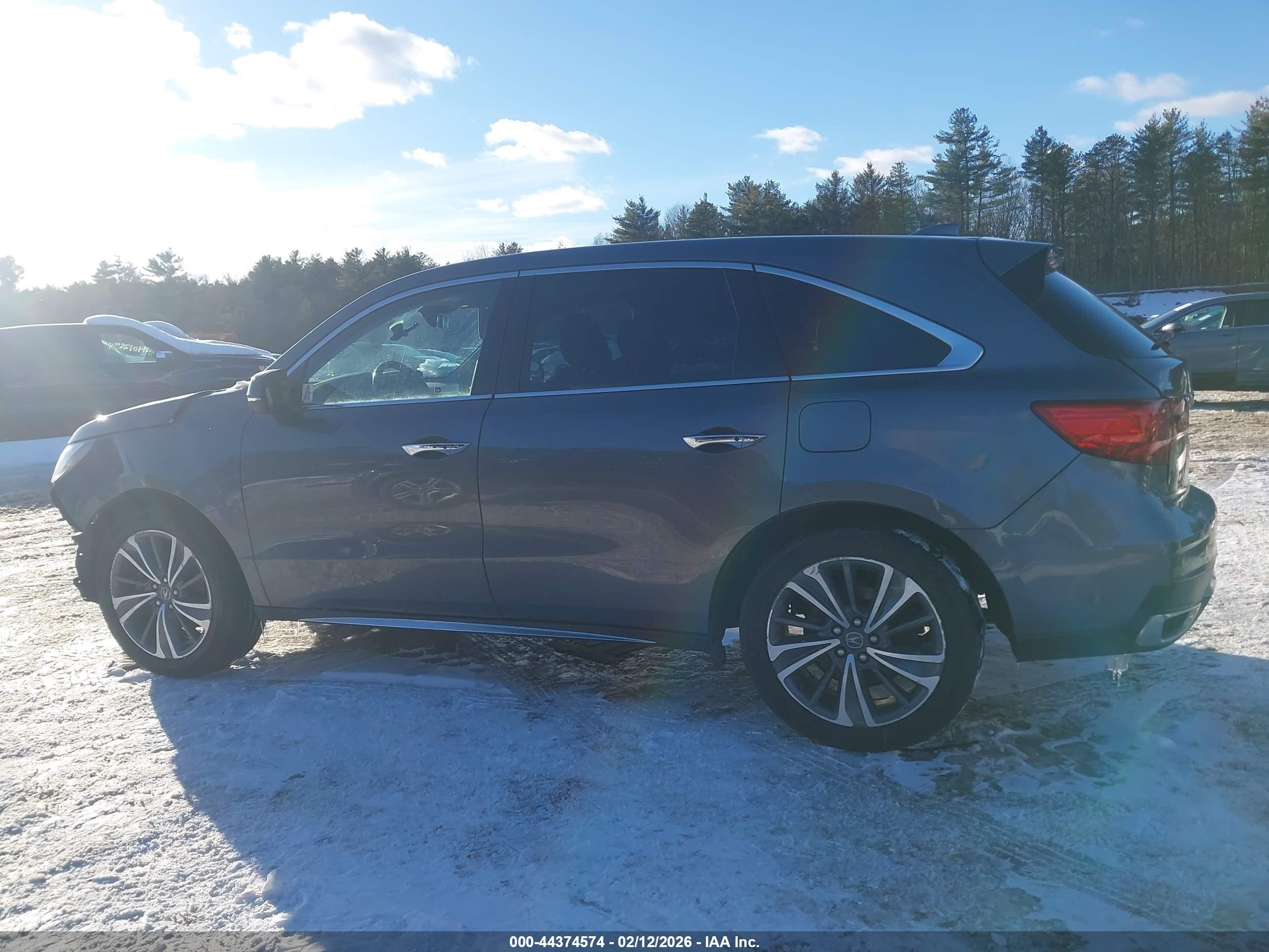 2019 Acura Mdx Tech Pkg Gray vin: 5J8YD4H55KL016552