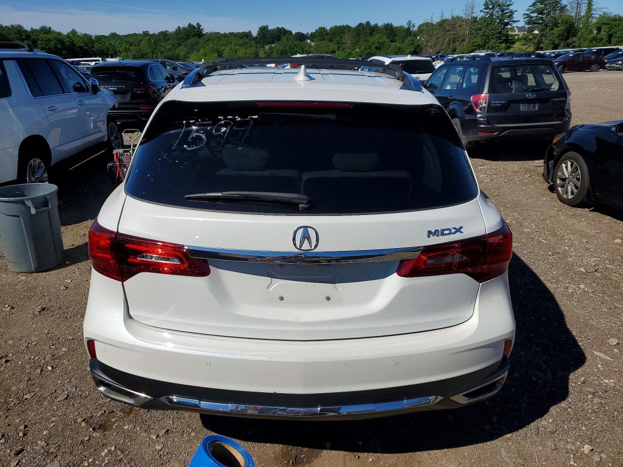 2020 Acura Mdx Technology White vin: 5J8YD4H55LL031599