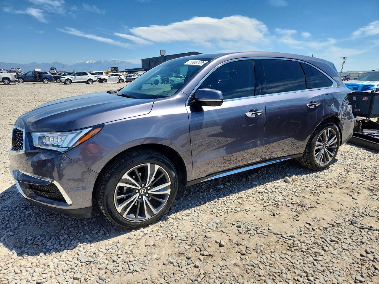 2020 Acura Mdx Technology Gray vin: 5J8YD4H55LL044613