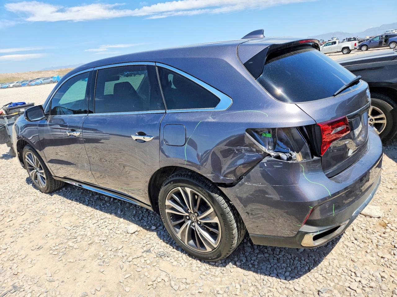2020 Acura Mdx Technology Gray vin: 5J8YD4H55LL044613