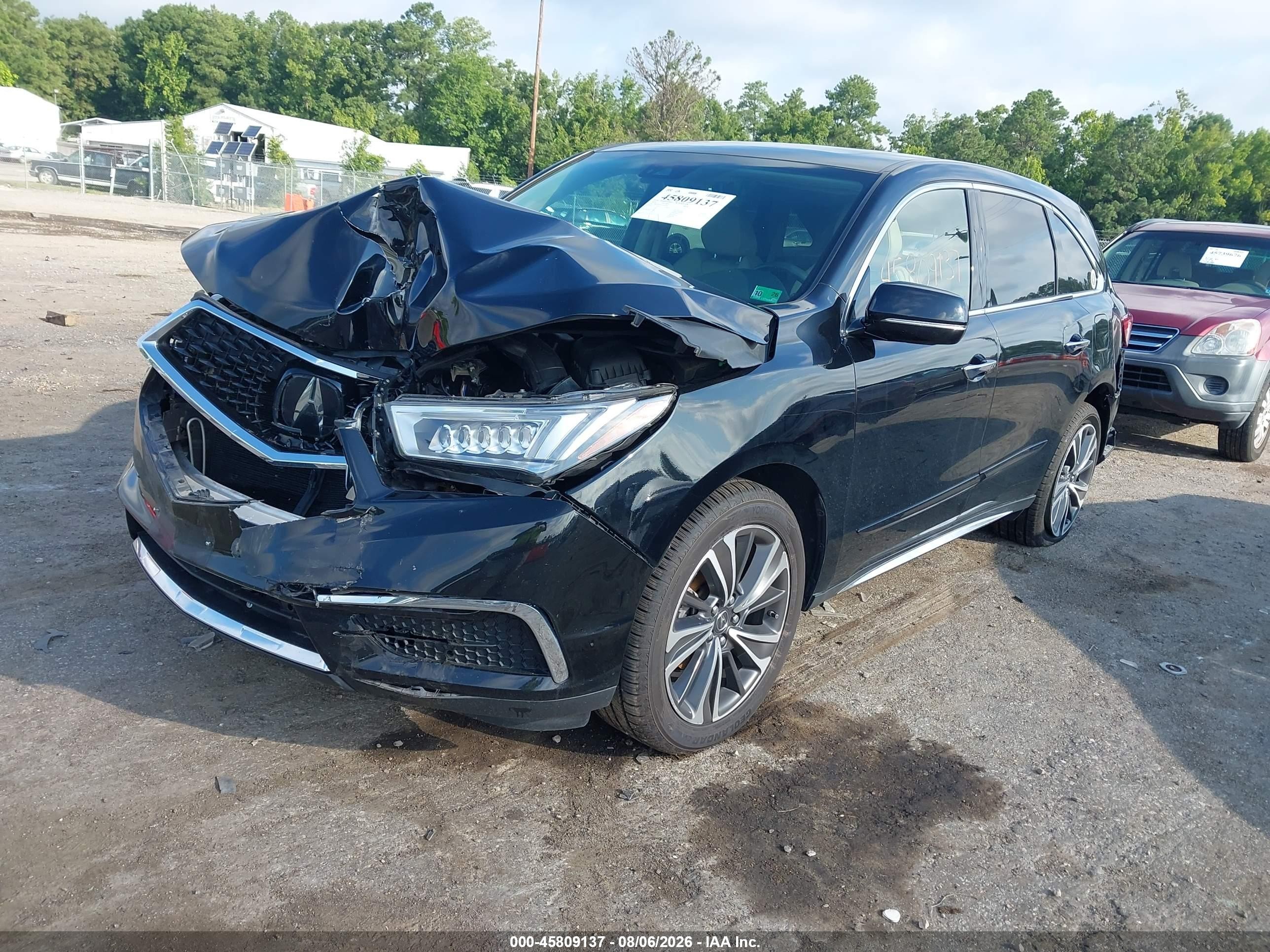 2020 Acura Mdx Technology Package Black vin: 5J8YD4H55LL056776