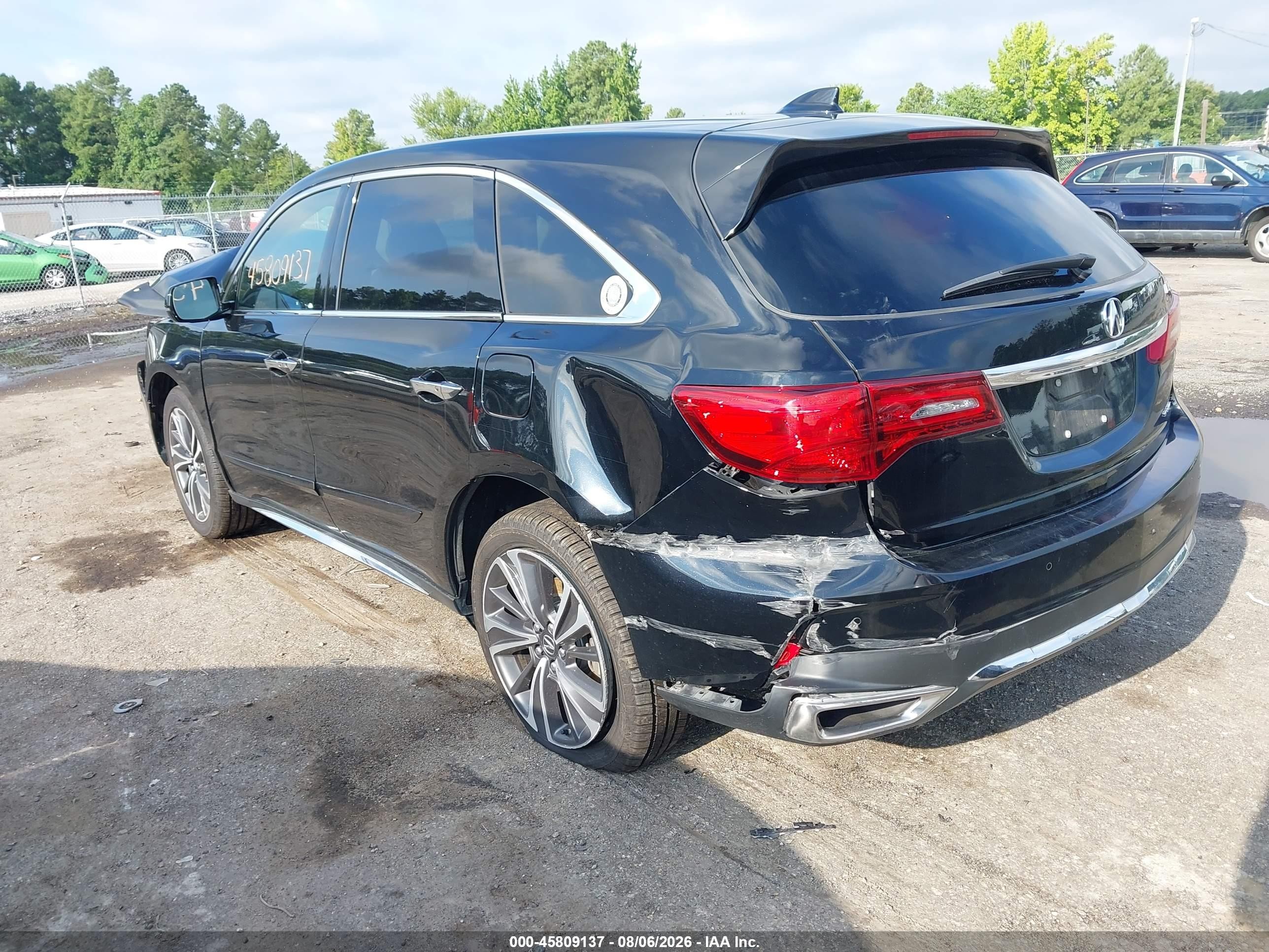 2020 Acura Mdx Technology Package Black vin: 5J8YD4H55LL056776