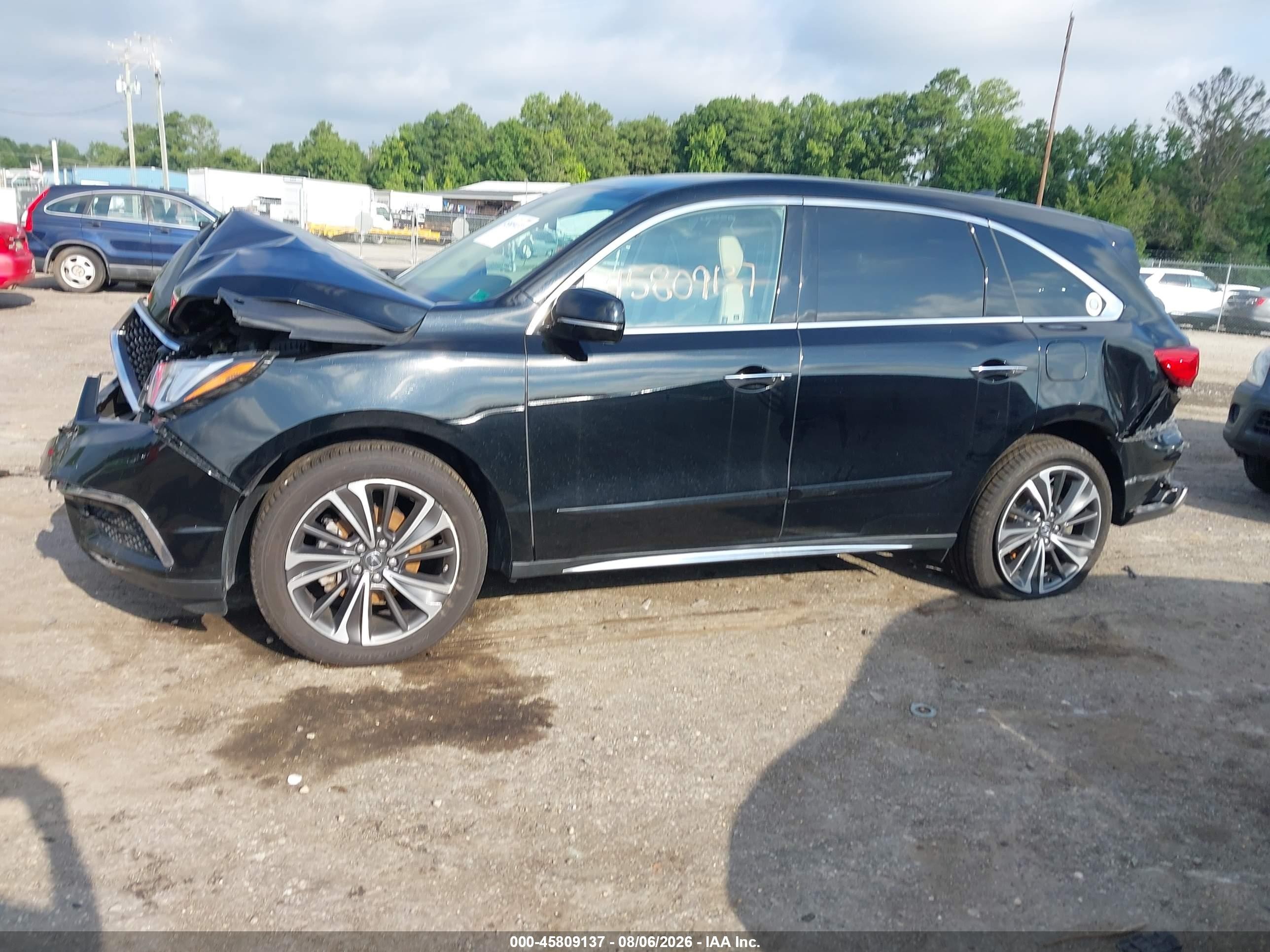 2020 Acura Mdx Technology Package Black vin: 5J8YD4H55LL056776