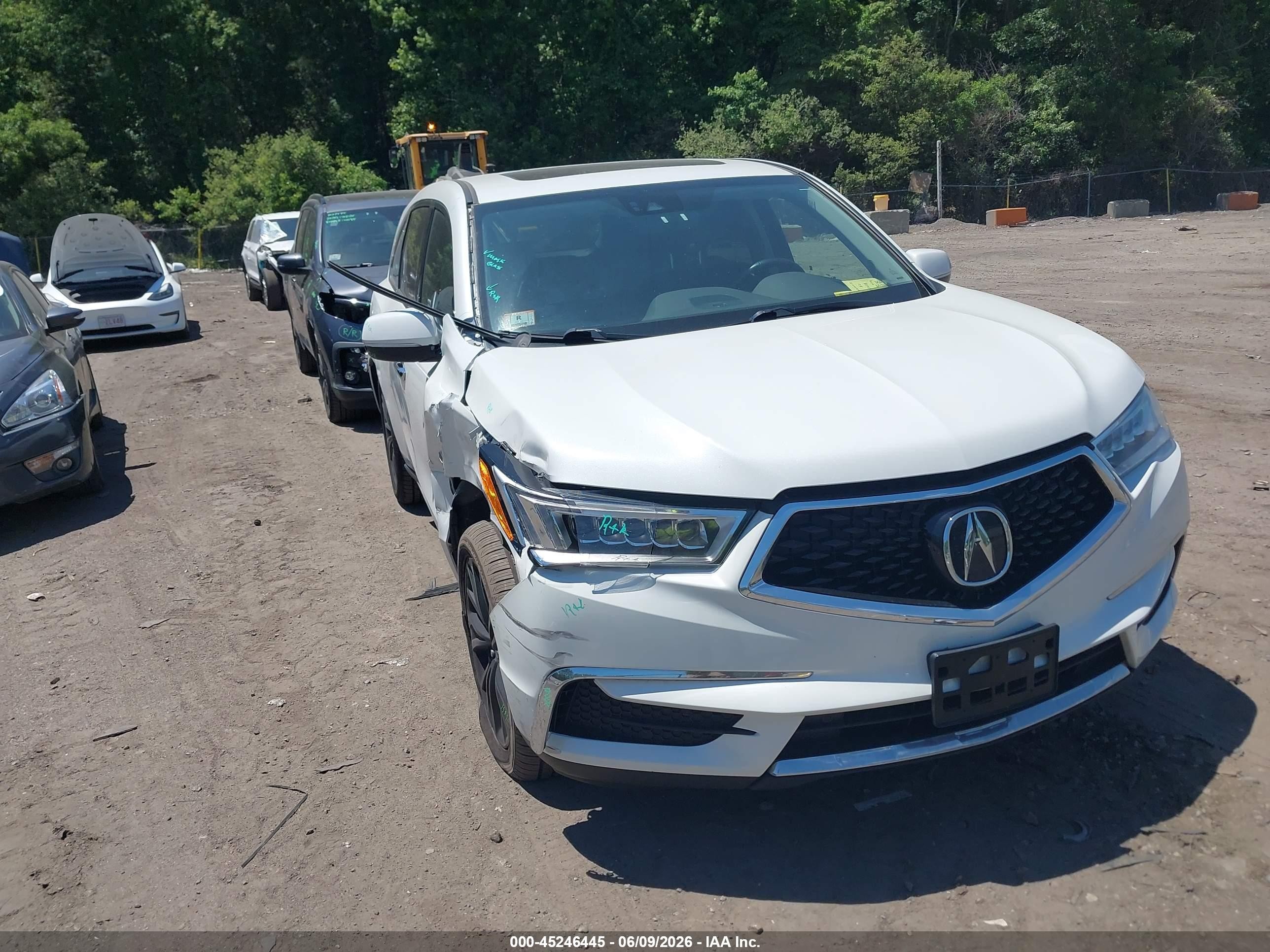 2020 Acura Mdx Technology Package White vin: 5J8YD4H56LL056284