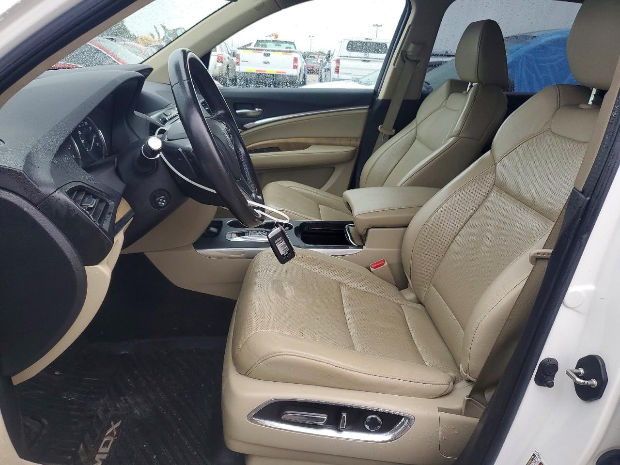 2019 Acura Mdx Technology White vin: 5J8YD4H57KL018643
