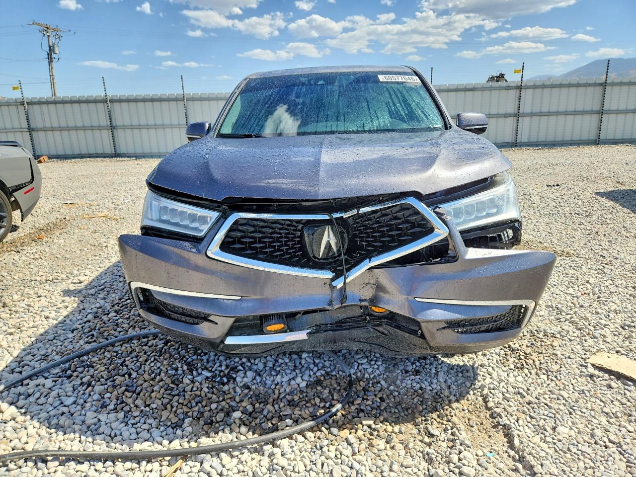 2020 Acura Mdx Technology Gray vin: 5J8YD4H58LL015803