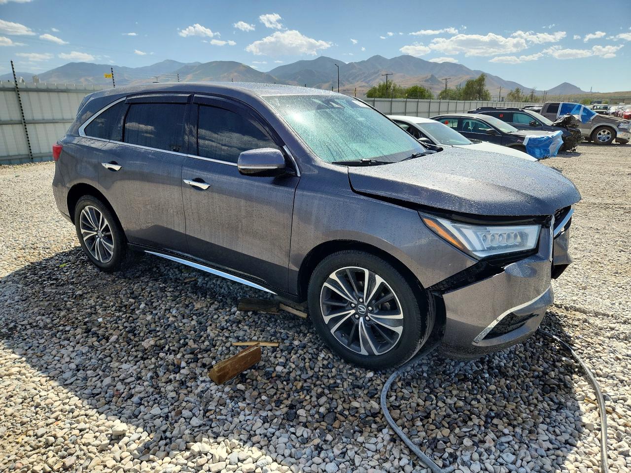 2020 Acura Mdx Technology Gray vin: 5J8YD4H58LL015803