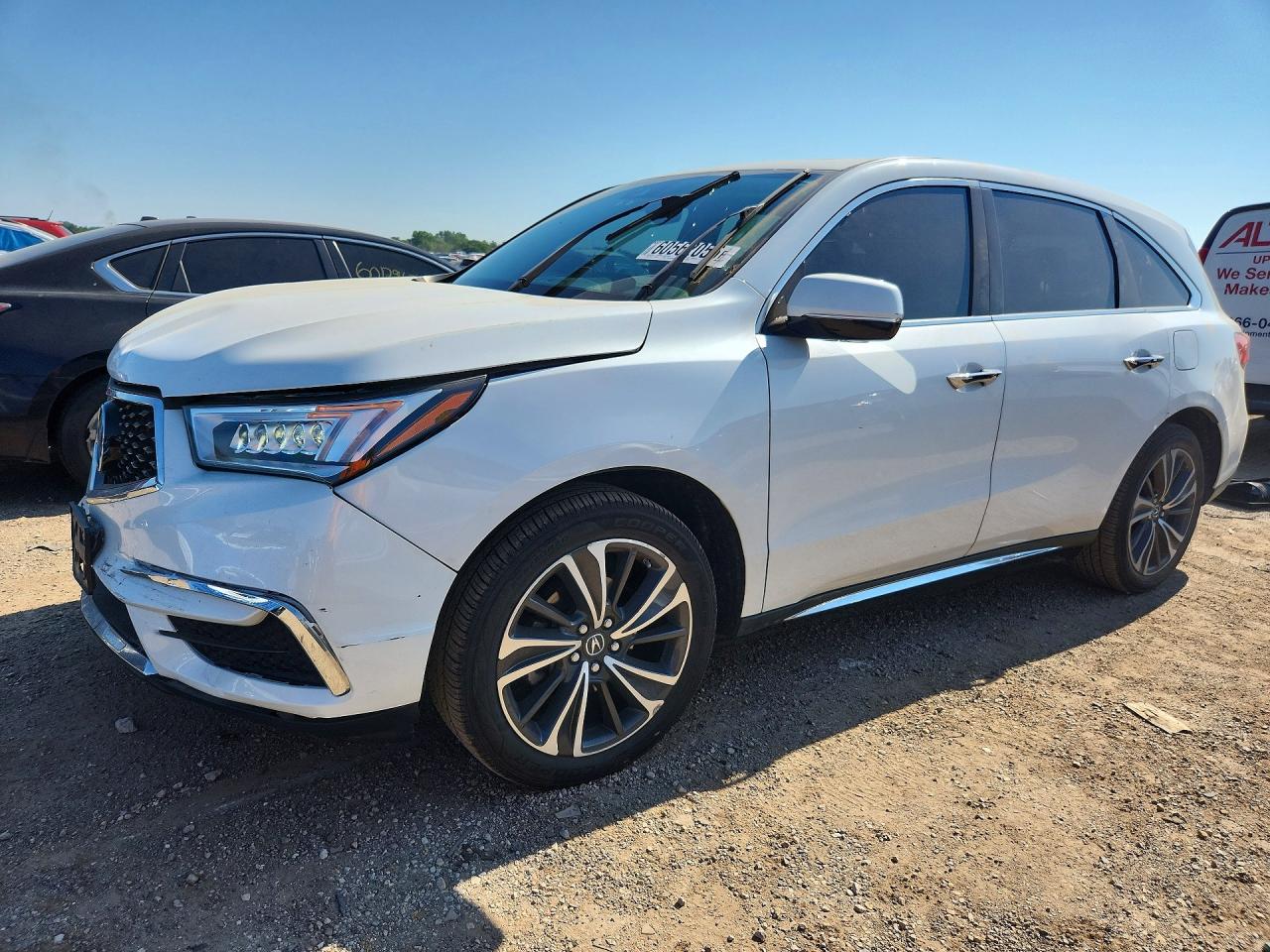 2020 Acura Mdx Technology White vin: 5J8YD4H58LL022606