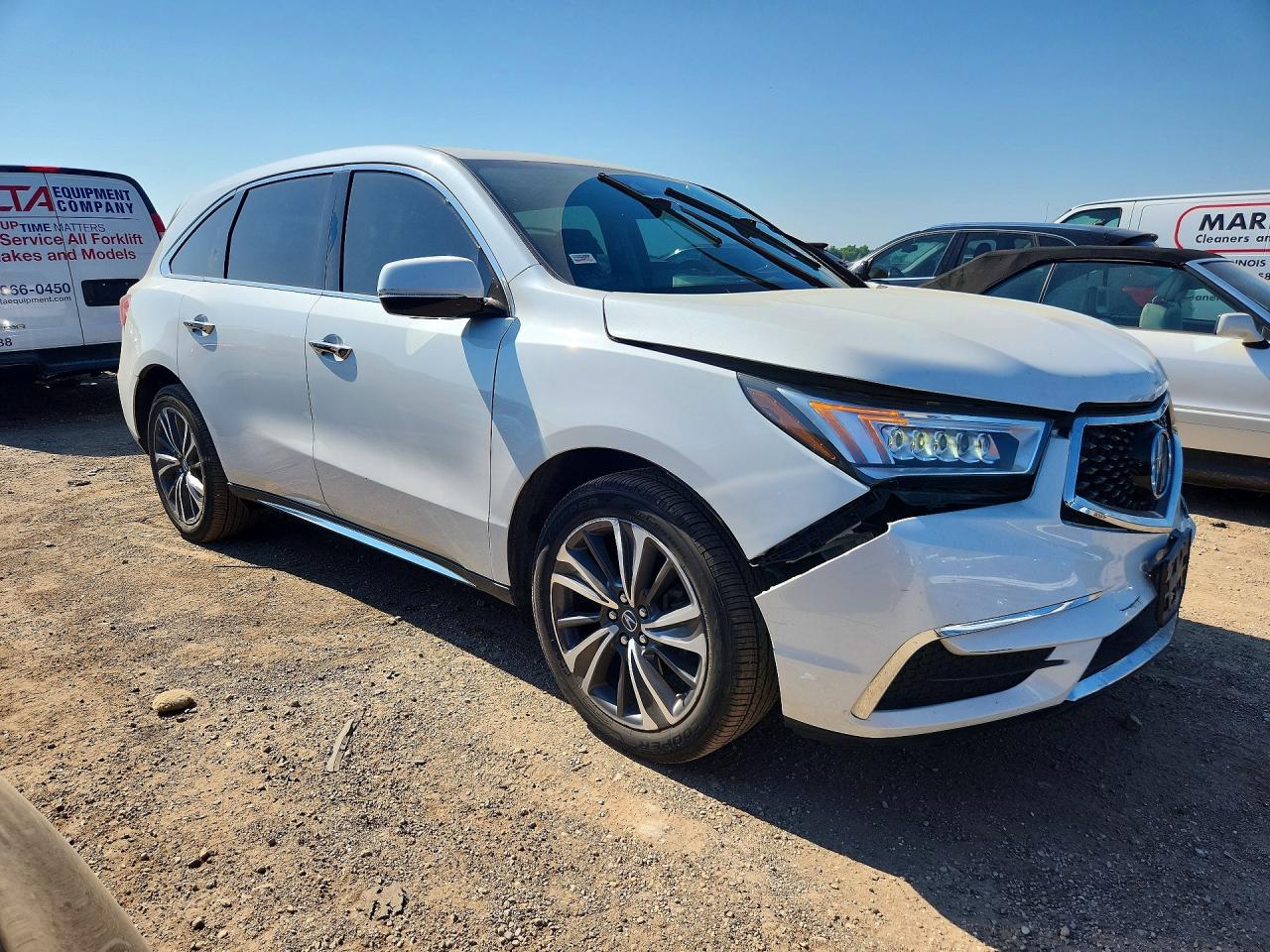 2020 Acura Mdx Technology White vin: 5J8YD4H58LL022606