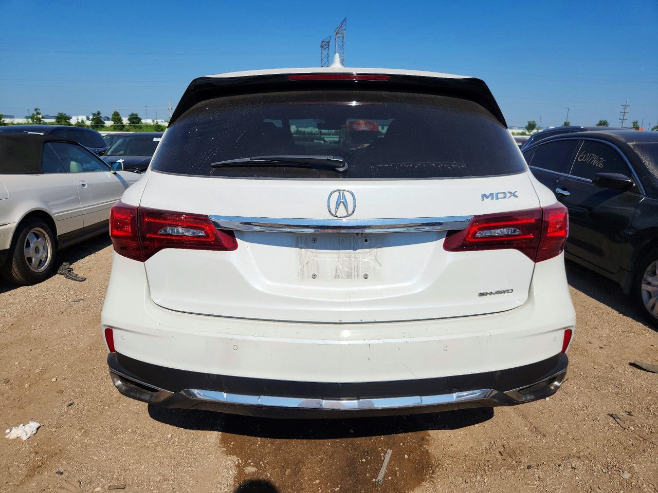 2020 Acura Mdx Technology White vin: 5J8YD4H58LL022606