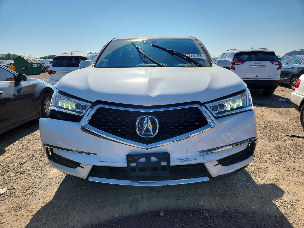 2020 Acura Mdx Technology White vin: 5J8YD4H58LL022606