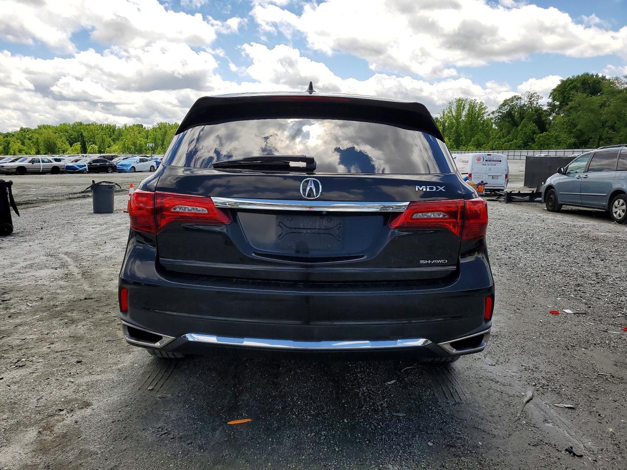 2017 Acura Mdx Technology Черный vin: 5J8YD4H5XHL001196