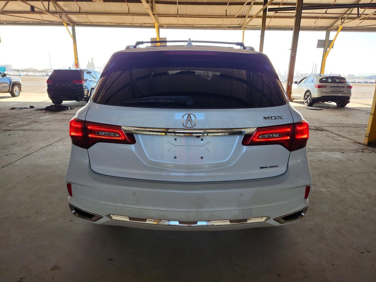2020 Acura Mdx Sport Hybrid Technology White vin: 5J8YD7H58LL000252