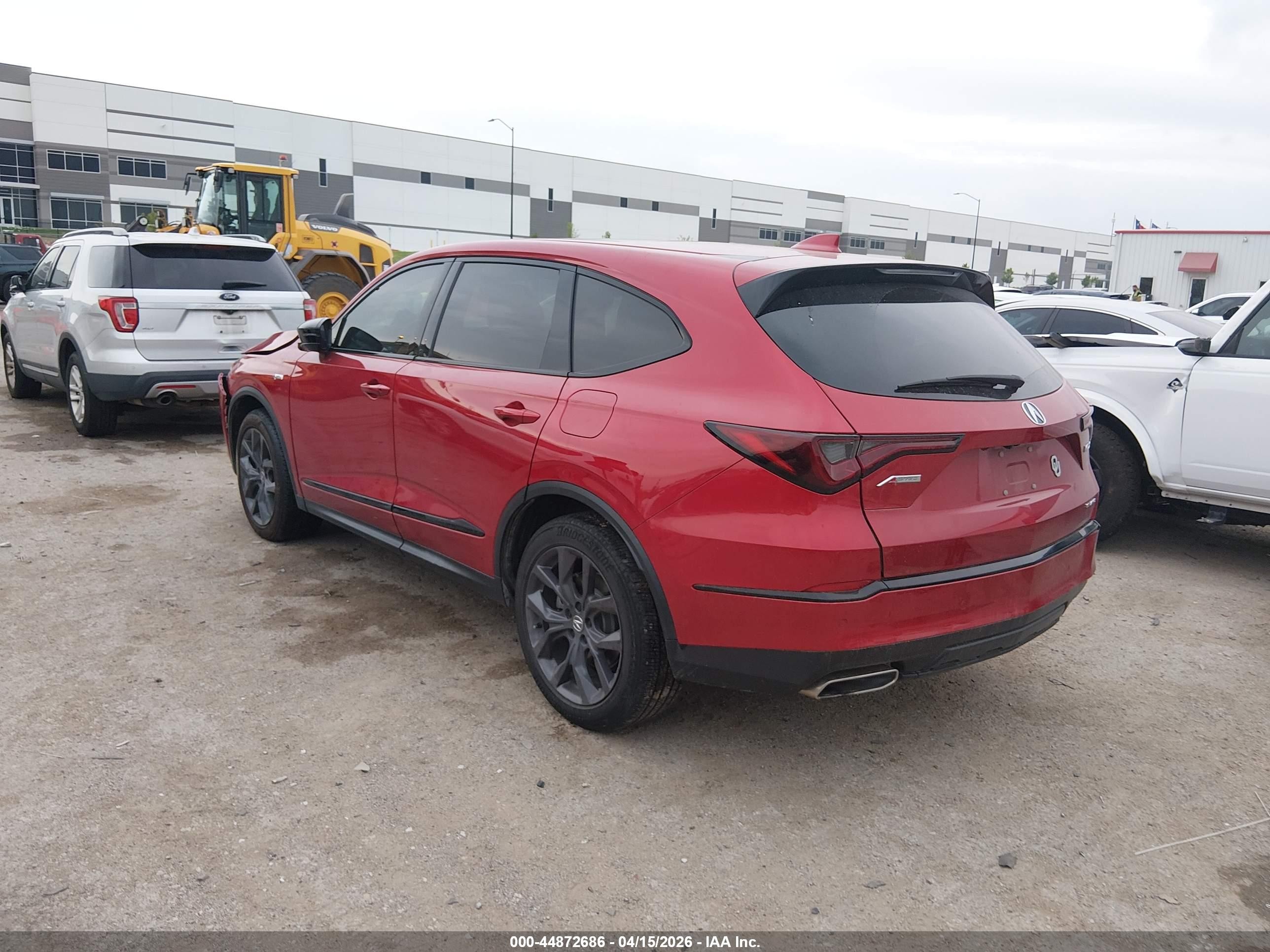 2023 Acura Mdx A-spec Красный vin: 5J8YE1H01PL023330