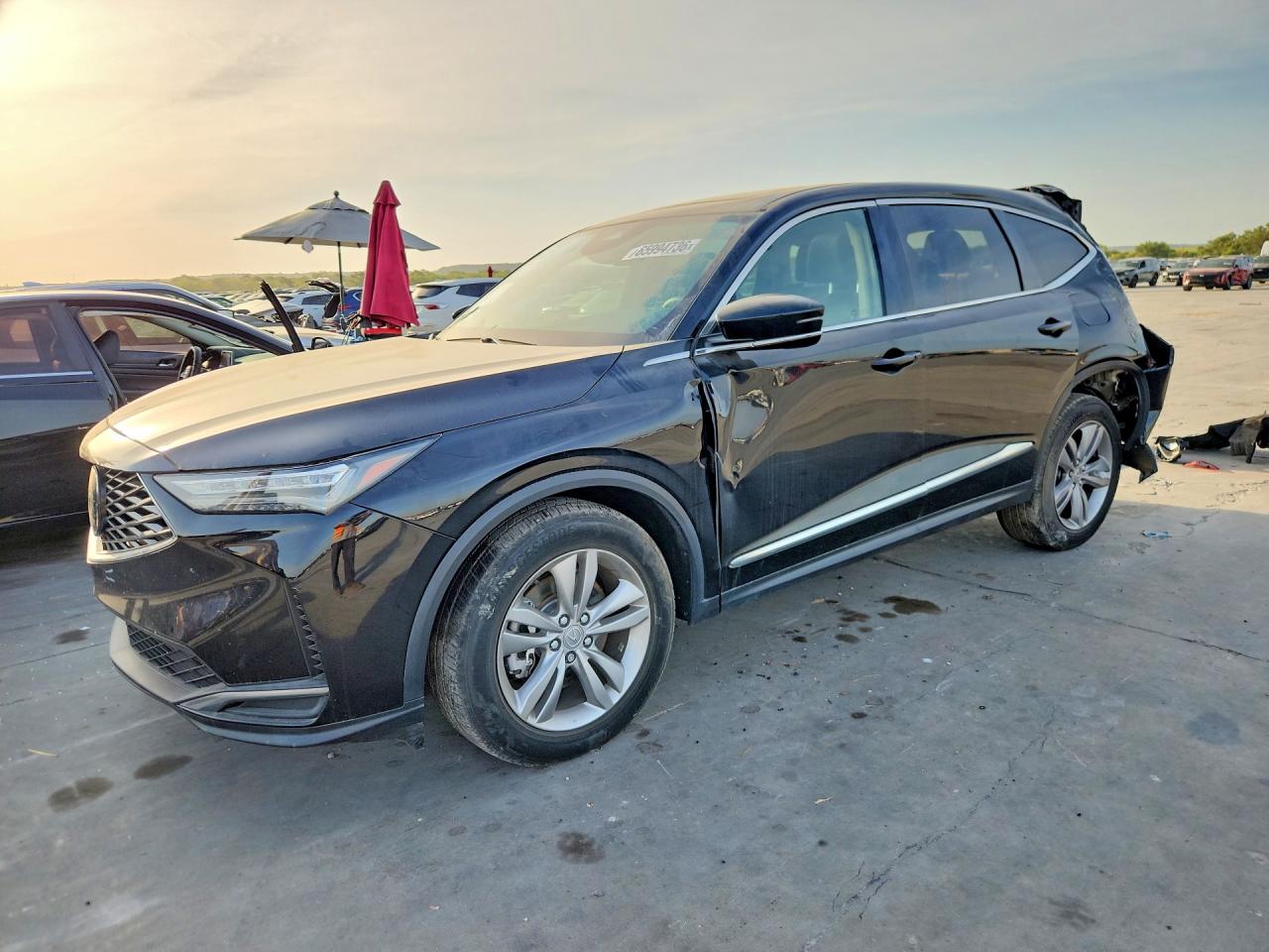 2025 Acura Mdx Black vin: 5J8YE1H30SL011656