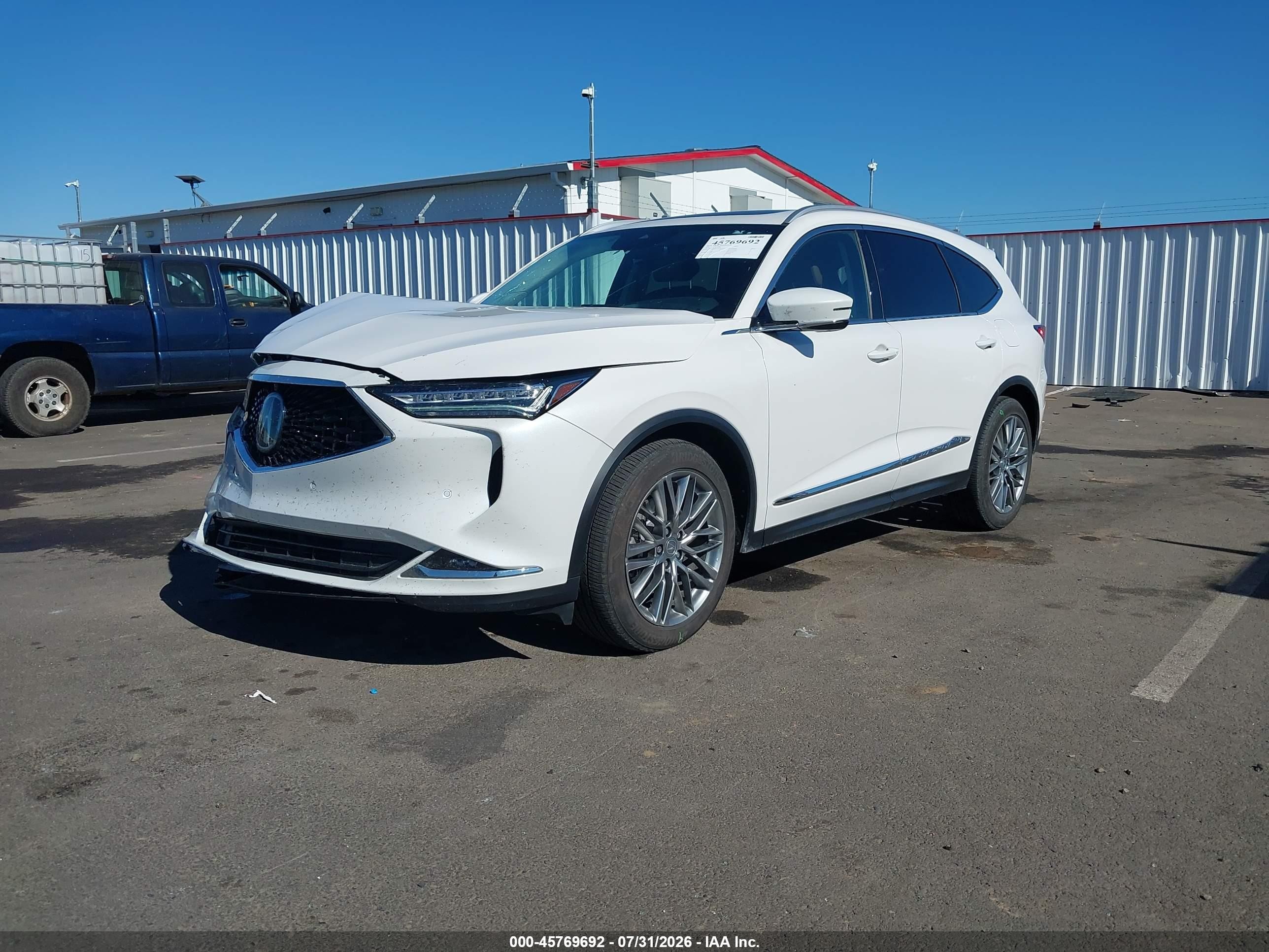 2024 Acura Mdx Advance Package Белый vin: 5J8YE1H89RL019468