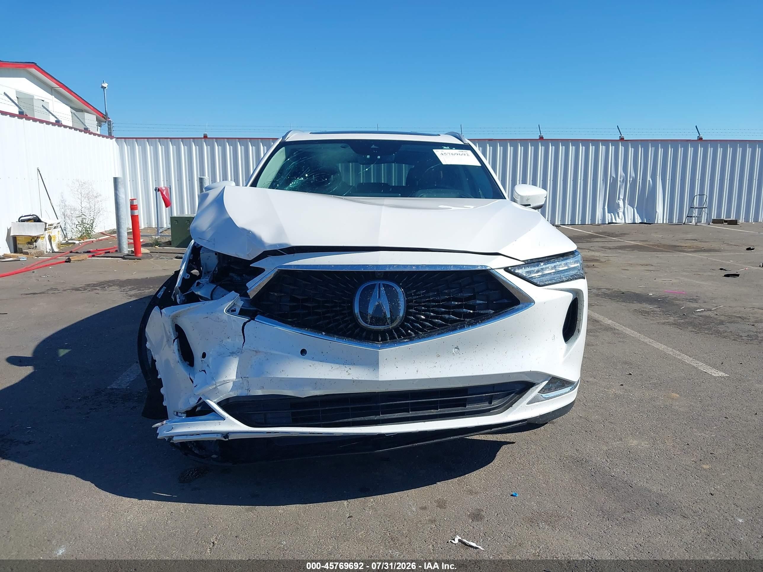 2024 Acura Mdx Advance Package Белый vin: 5J8YE1H89RL019468