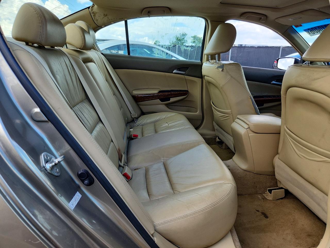 2009 Honda Accord Exl Beige vin: 5KBCP36829B001691